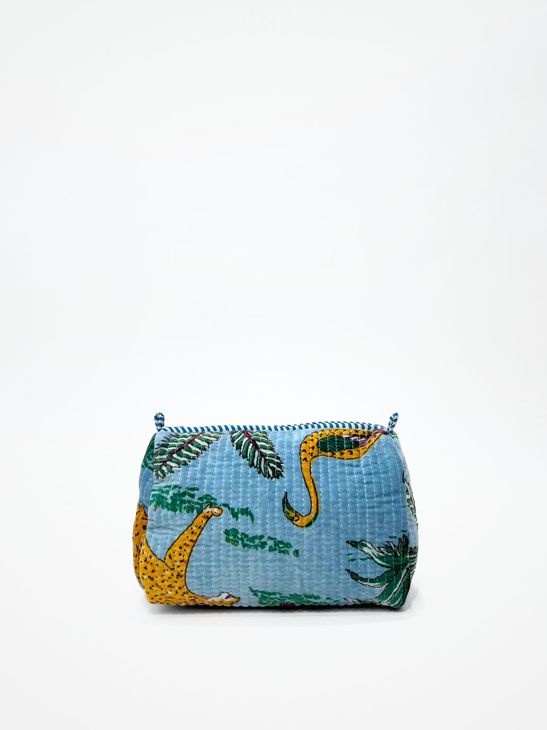 Beauty Case Velluto Celeste Pastello, Velvet Pastel Sky Blue Beauty Case