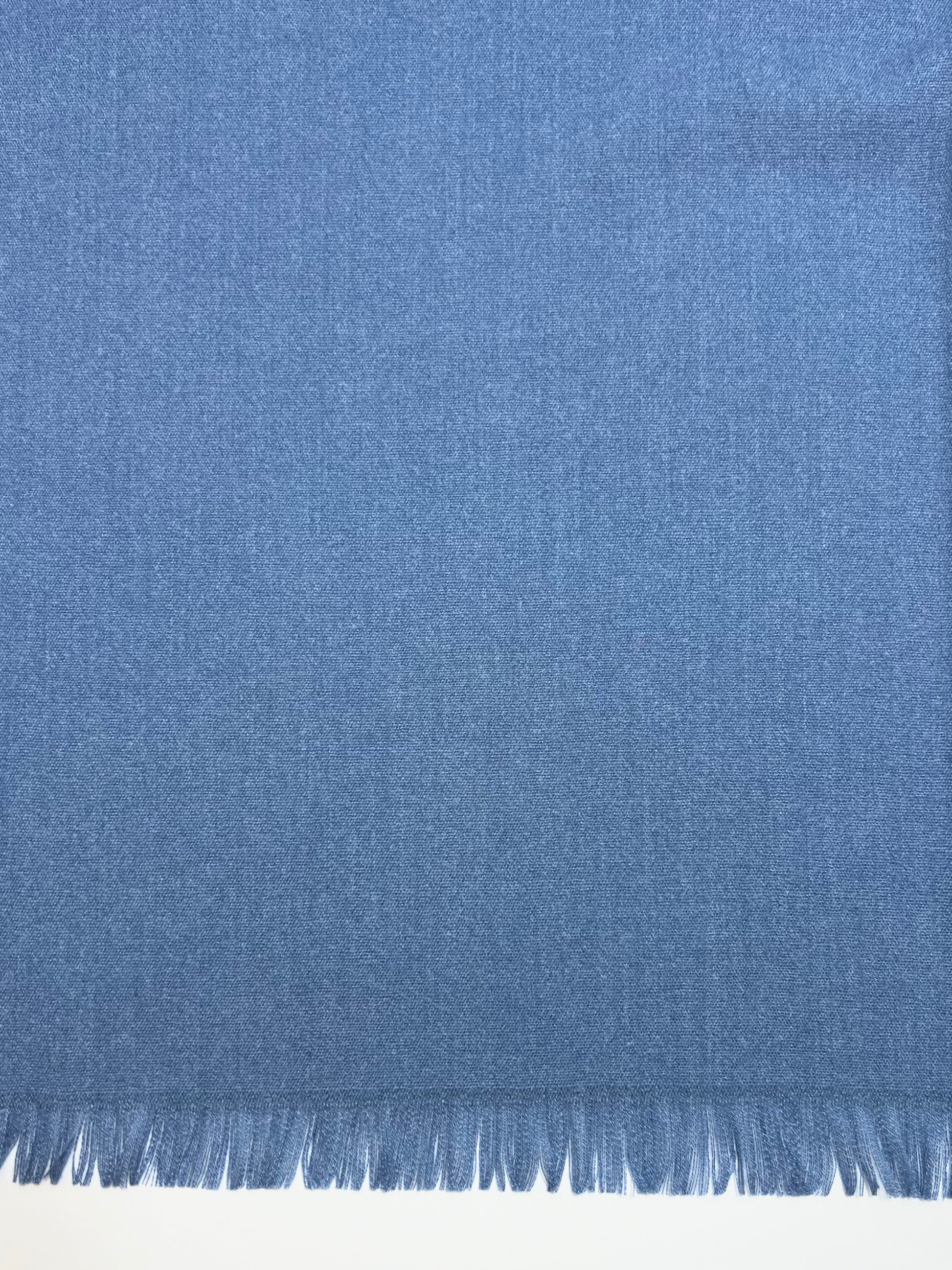 Sciarpa In Misto Cashmere E Lana Color Blu Cielo