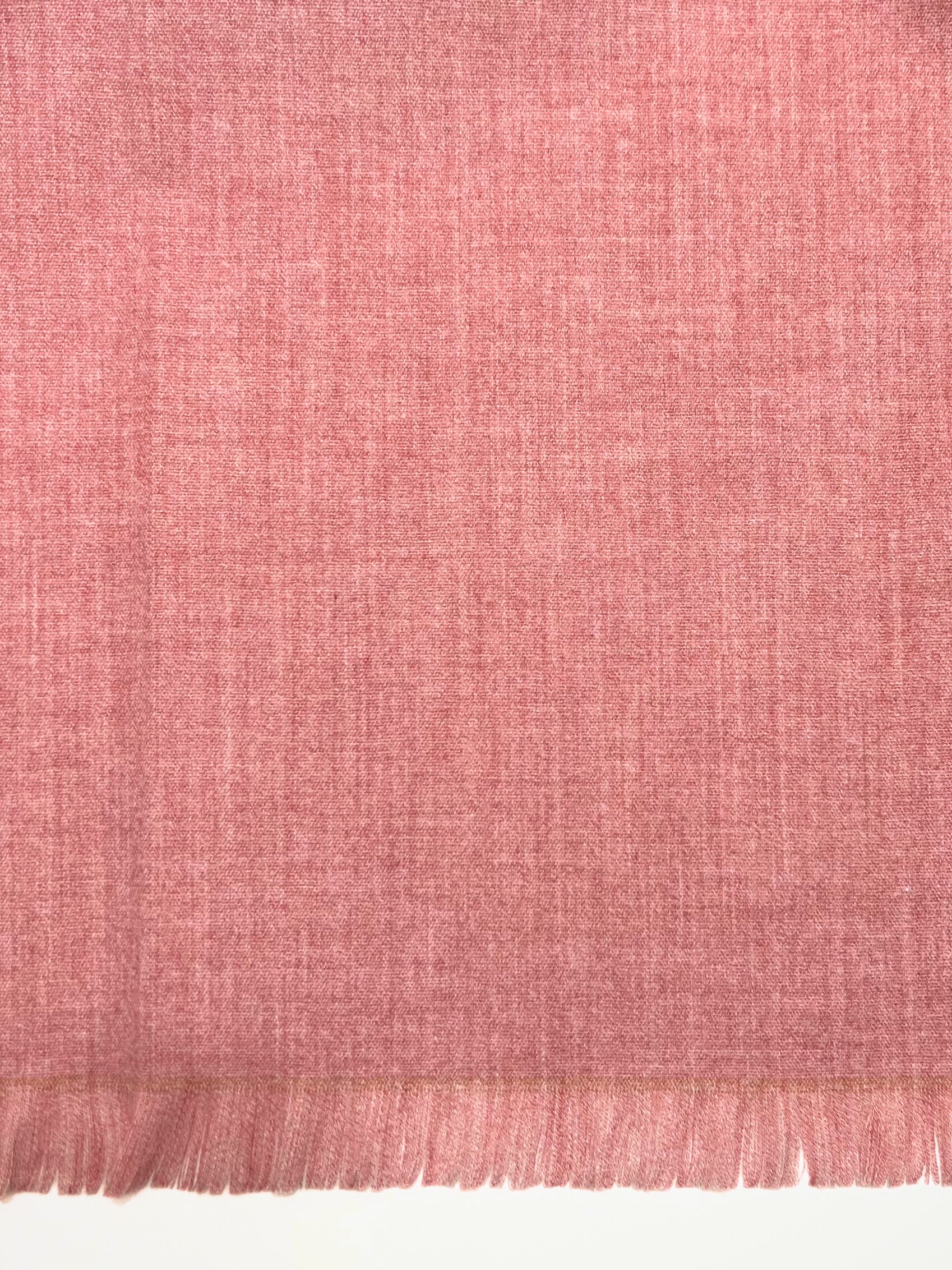 Sciarpa In Misto Cashmere E Lana Color Rosa Salmone