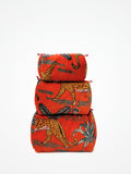 Beauty Case Velluto Arancione, Orange Velvet Beauty Case