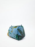 Beauty Case Velluto Celeste Pastello, Velvet Pastel Sky Blue Beauty Case
