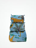 Beauty Case Velluto Celeste Pastello, Velvet Pastel Sky Blue Beauty Case