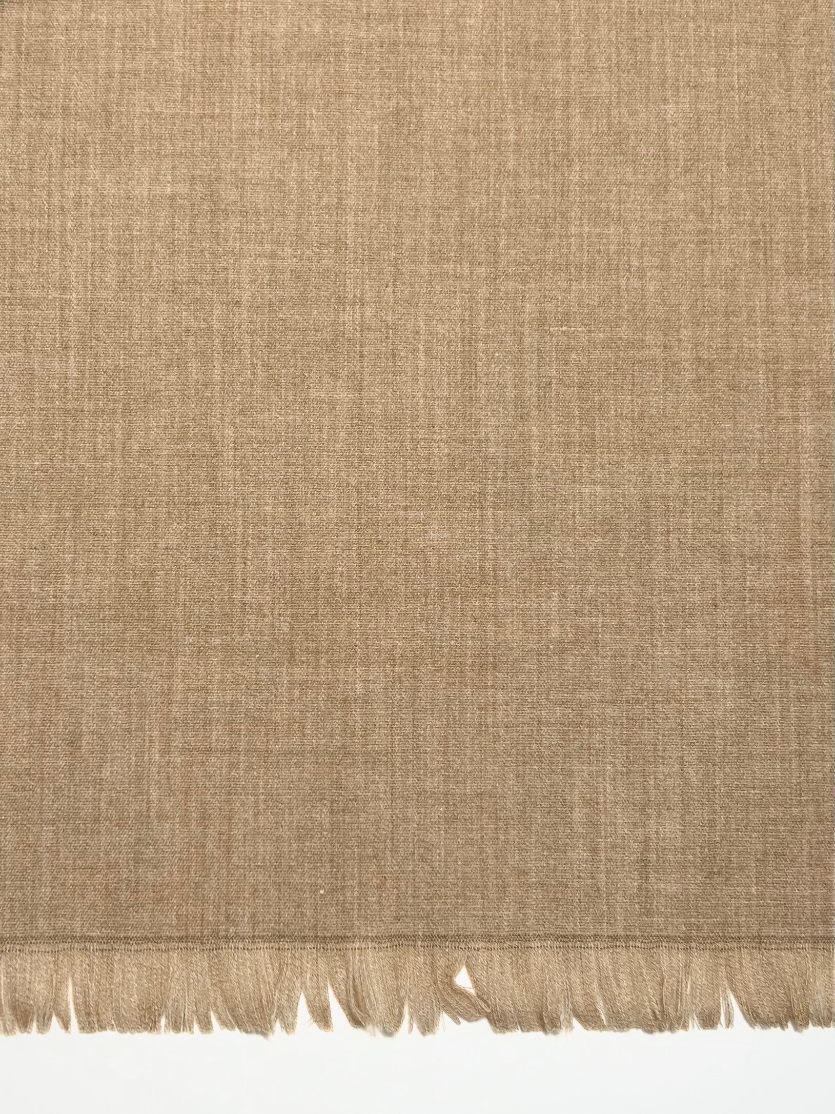 Sciarpa In Misto Cashmere E Lana Beige