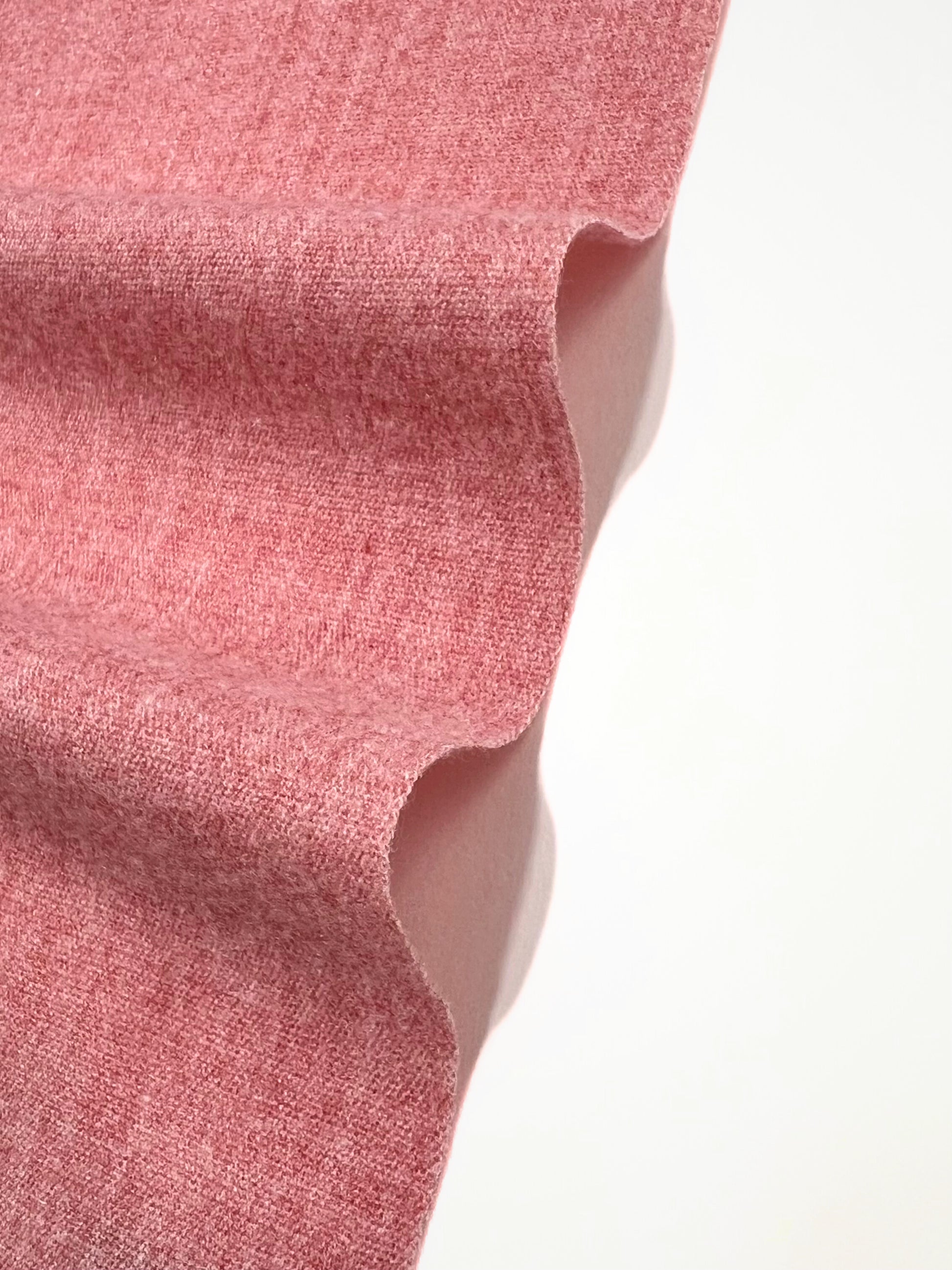 Sciarpa In Misto Cashmere E Lana Color Rosa Salmone
