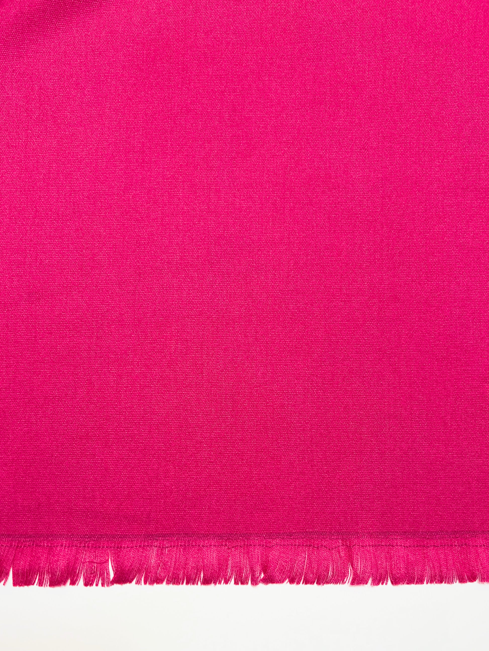 Sciarpa In Misto Cashmere E Lana Magenta