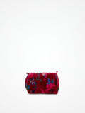 Beauty Case Velluto Rosso Scuro, Velvet Dark Red Beauty Case