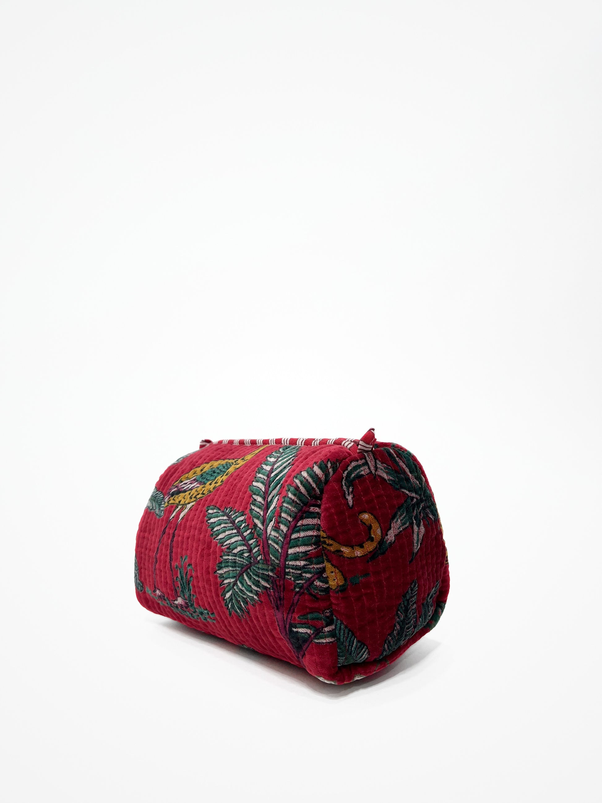 Beauty Case Velluto Ciliegia, Velvet Cherry Red Beauty Case