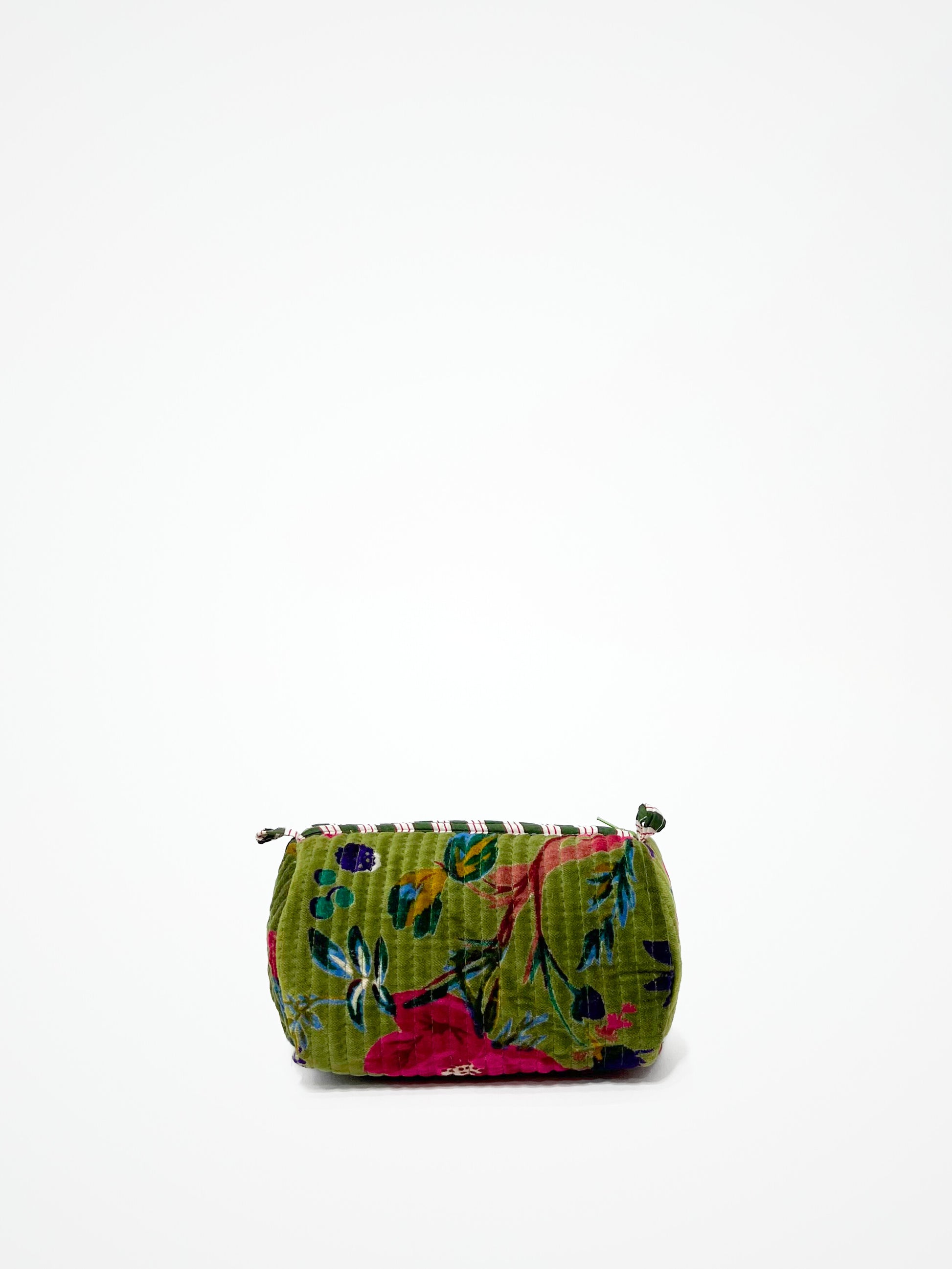 Beauty Case Velluto Verde, Green Velvet Beauty Case