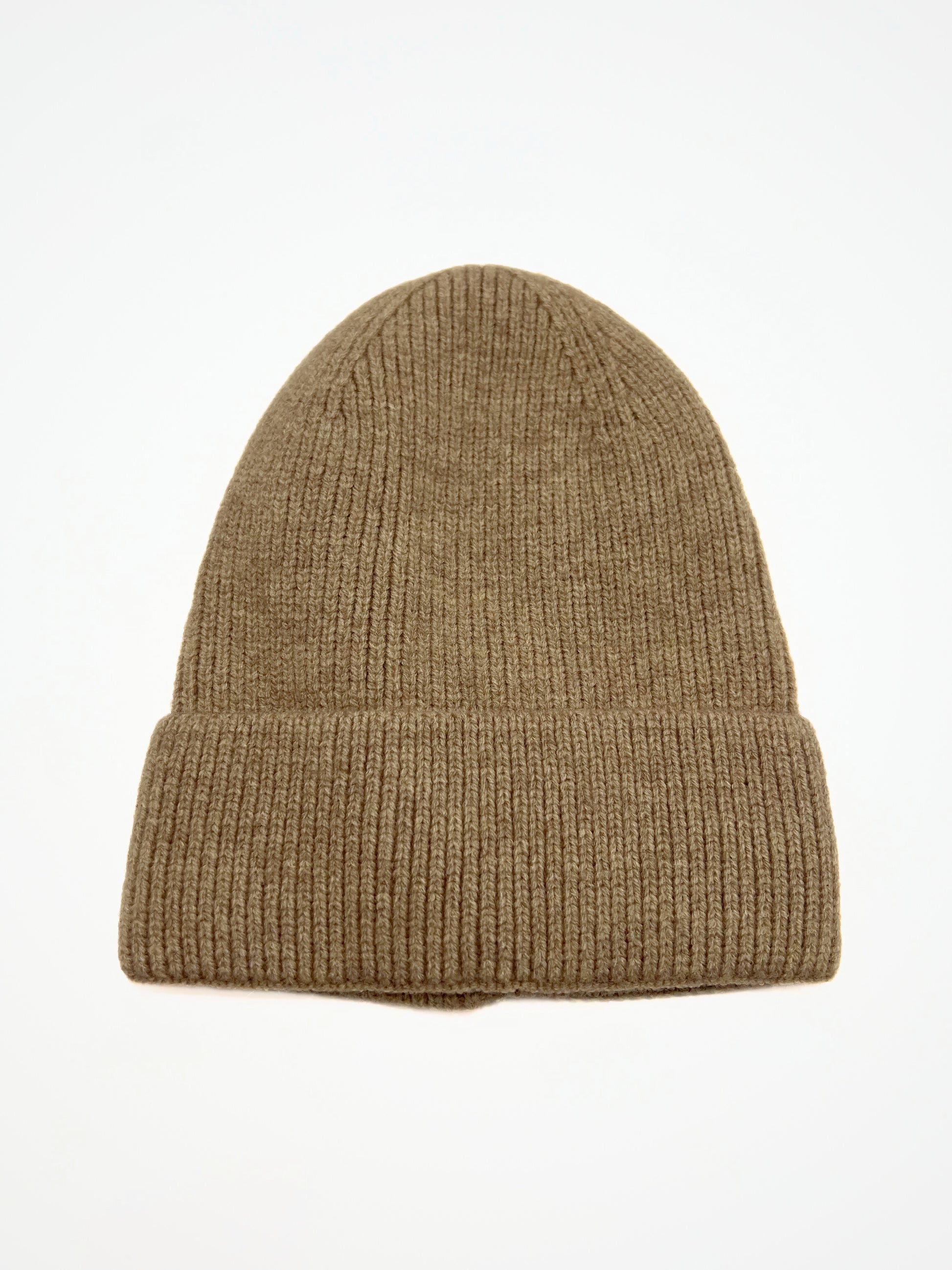 Berretto A Coste Biscotto, Ribbed Beanie Biscuit
