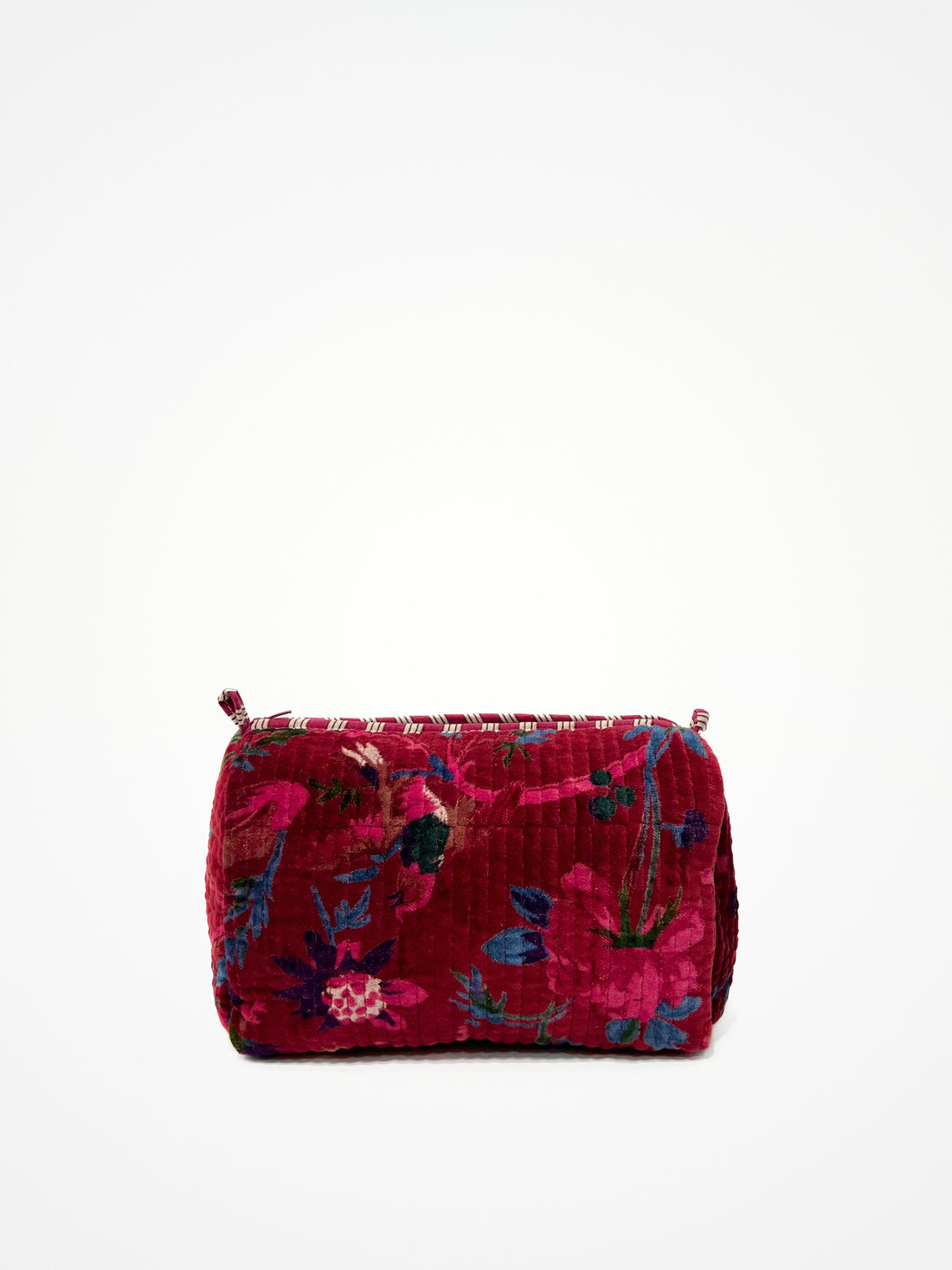Beauty Case Velluto Rosso Scuro, Velvet Dark Red Beauty Case