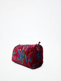 Beauty Case Velluto Rosso Scuro, Velvet Dark Red Beauty Case