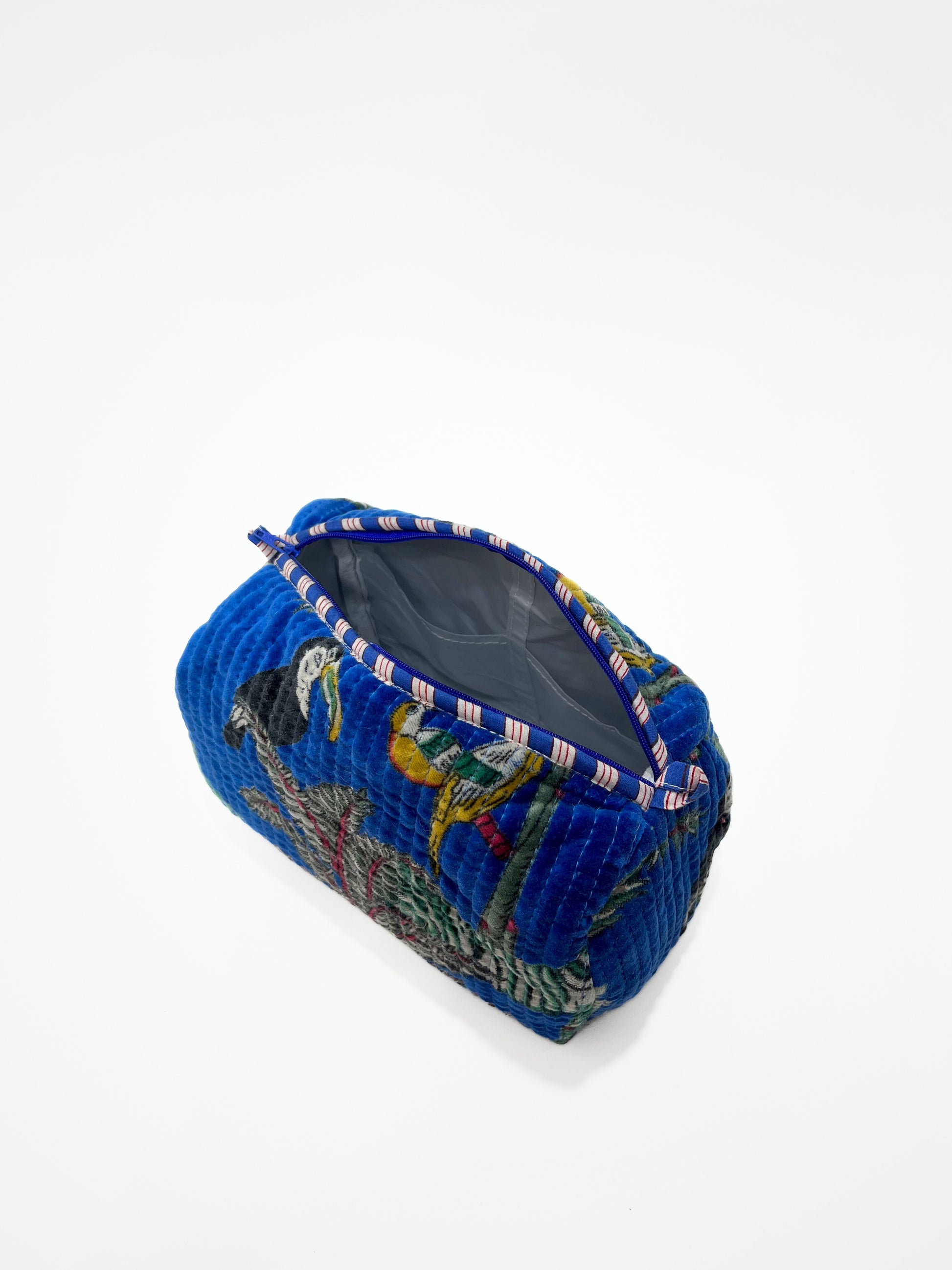 Beauty Case Velluto Bluette, Velvet Bluette Beauty Case