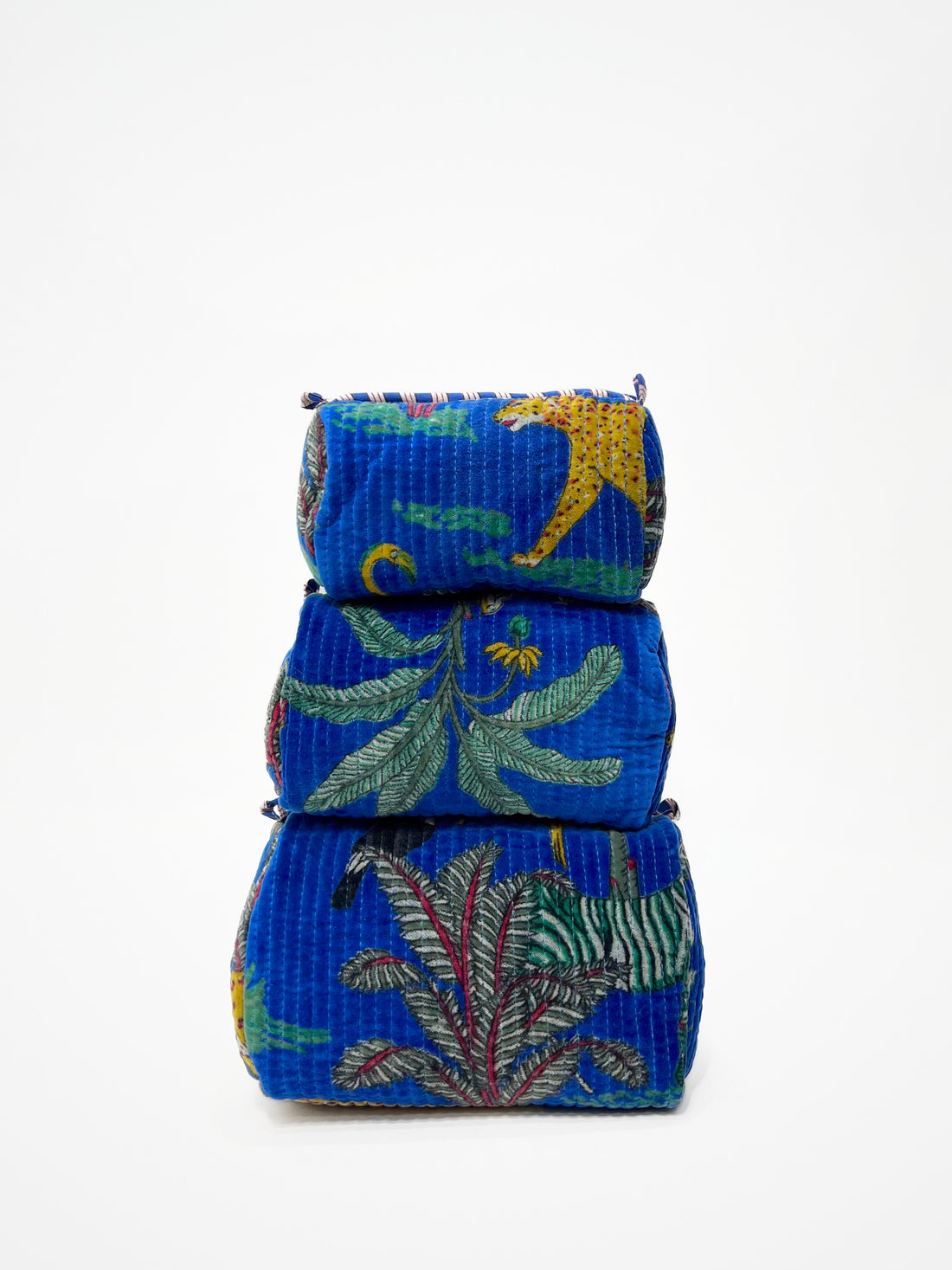 Beauty Case Velluto Bluette, Velvet Bluette Beauty Case