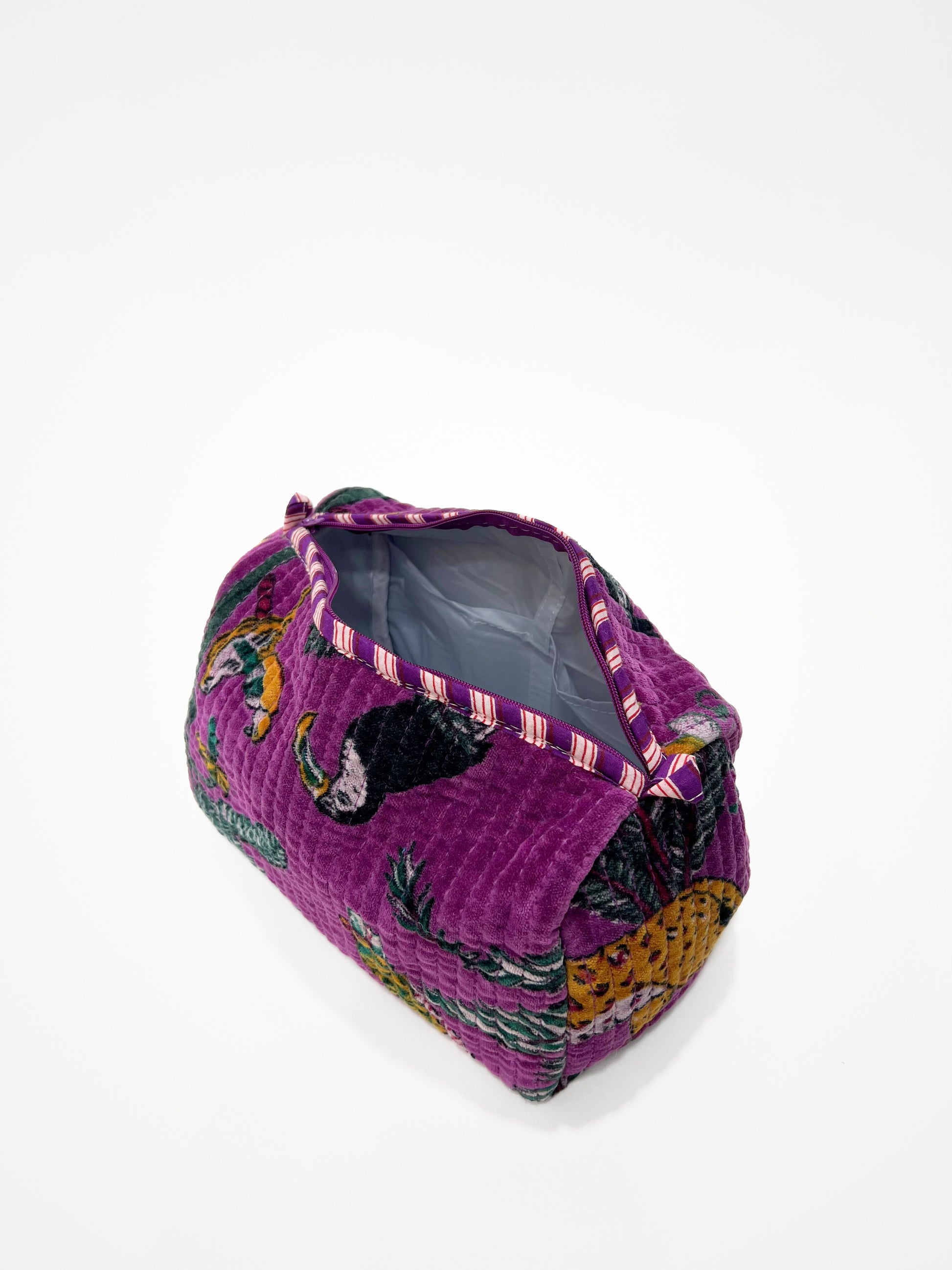 Beauty Case Velluto Violetta, Velvet Violet Beauty Case