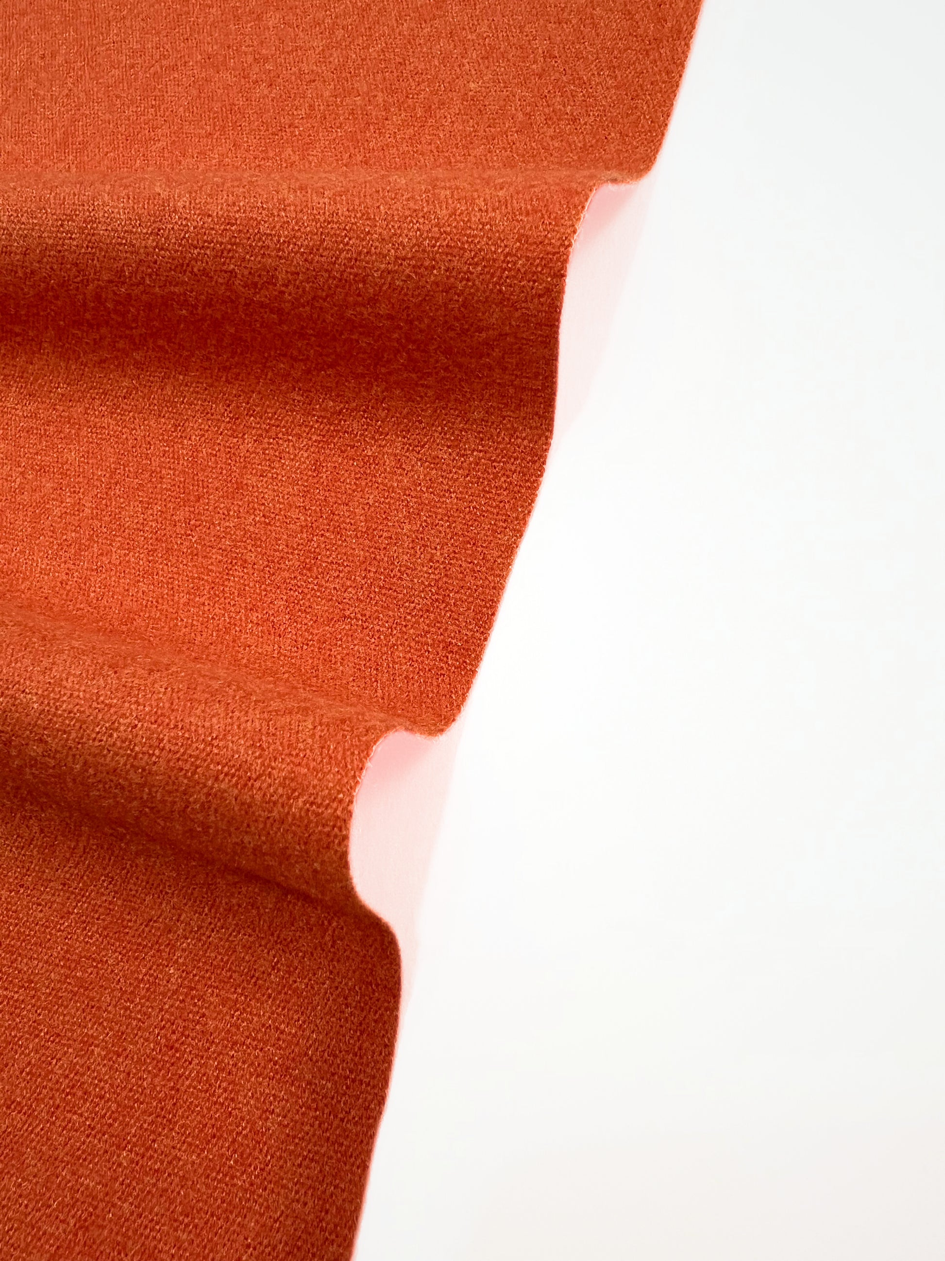 Sciarpa In Misto Cashmere E Lana Aranciato
