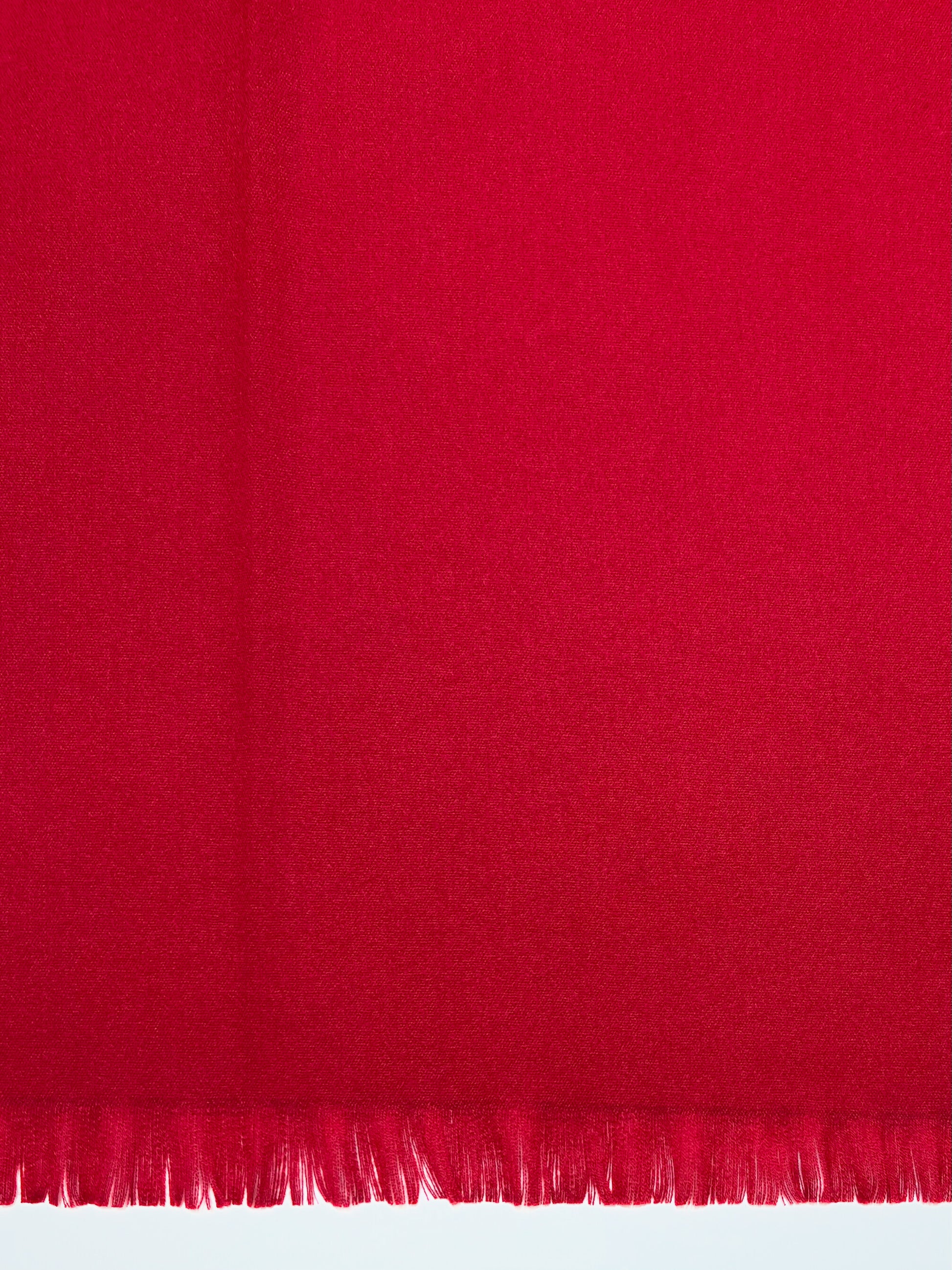 Sciarpa In Misto Cashmere E Lana Rosso