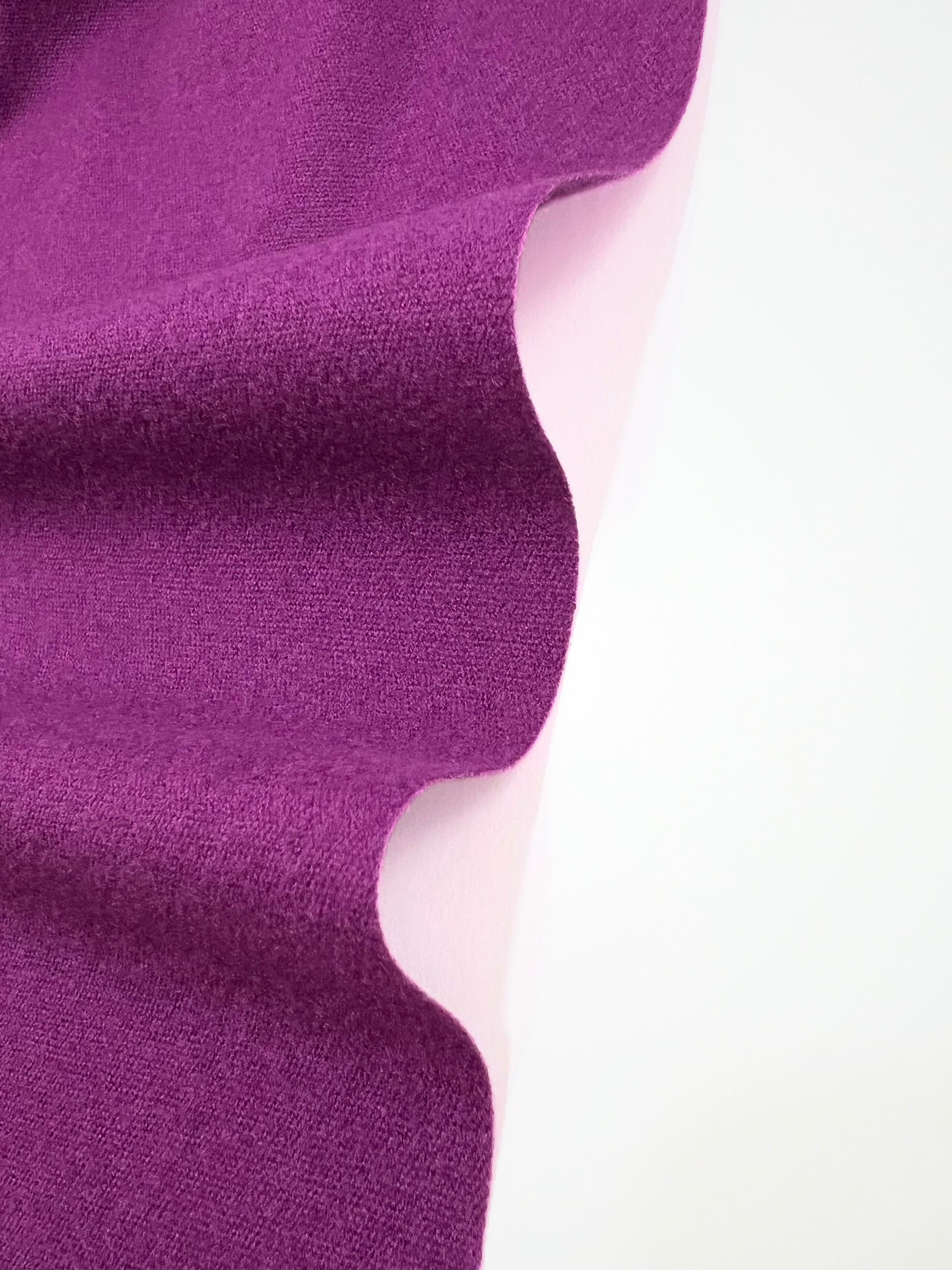 Sciarpa In Misto Cashmere E Lana Porpora