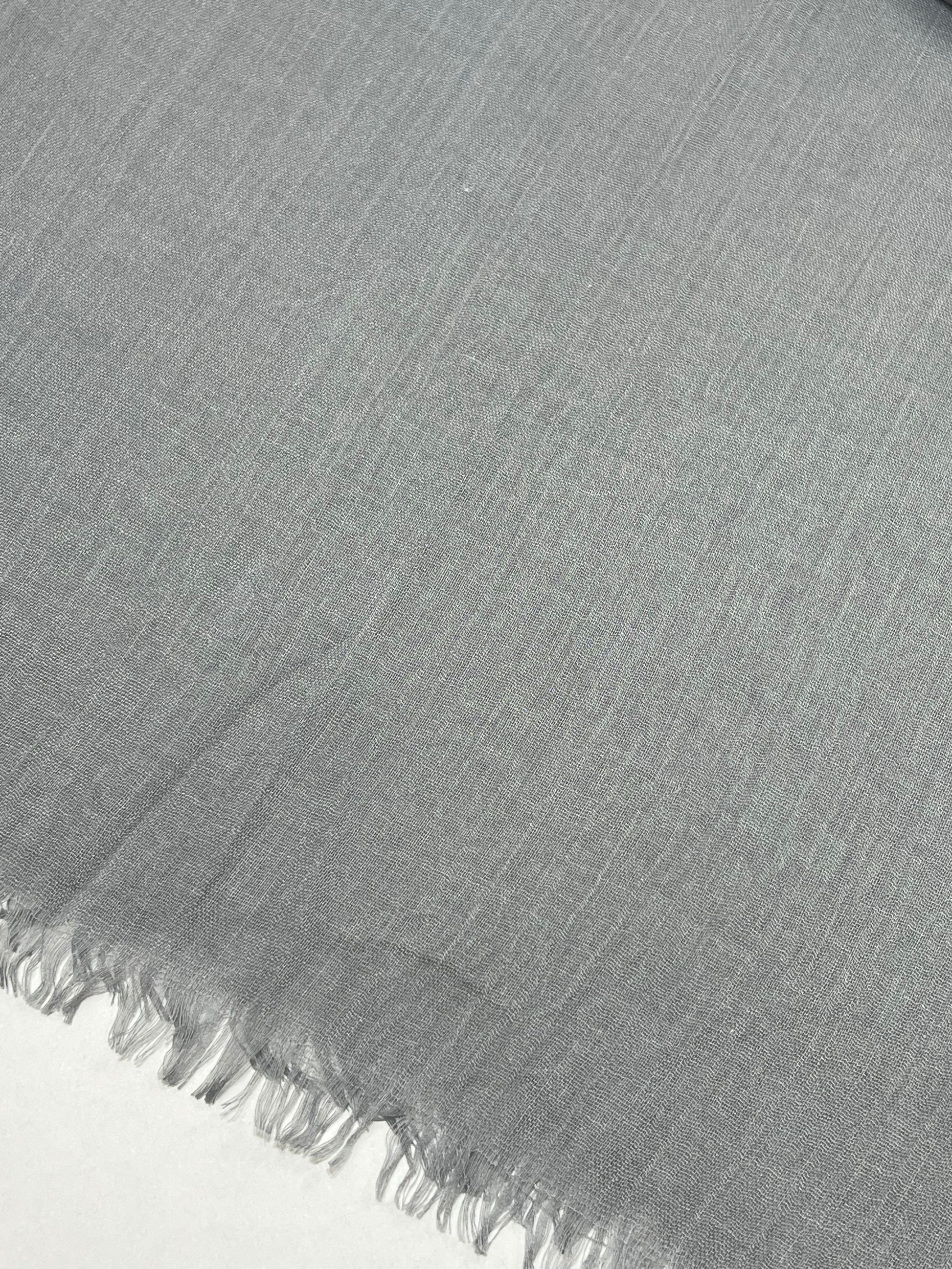 Sciarpa In Viscosa E Modal Grigio, Viscose And Modal Scarf Pastel Grey