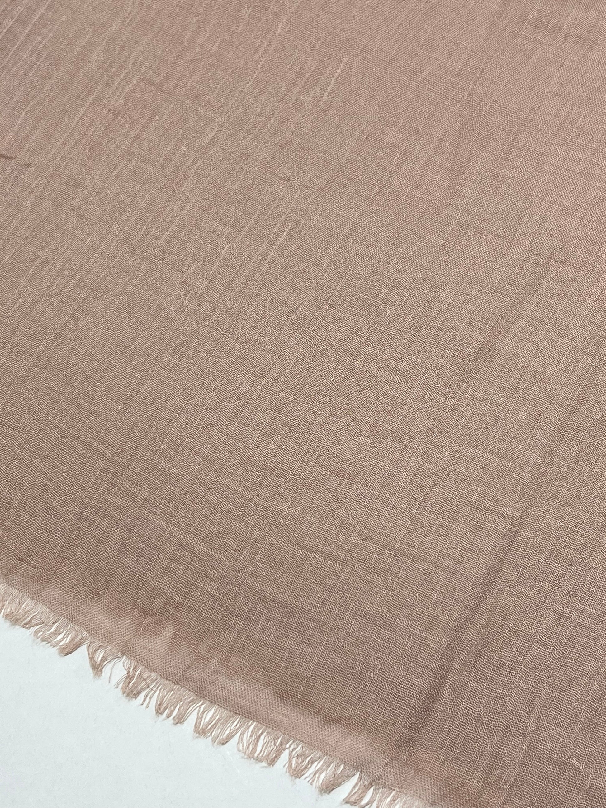 Sciarpa In Viscosa E Modal Rosa Cipria, Viscose And Modal Scarf Powder Pink