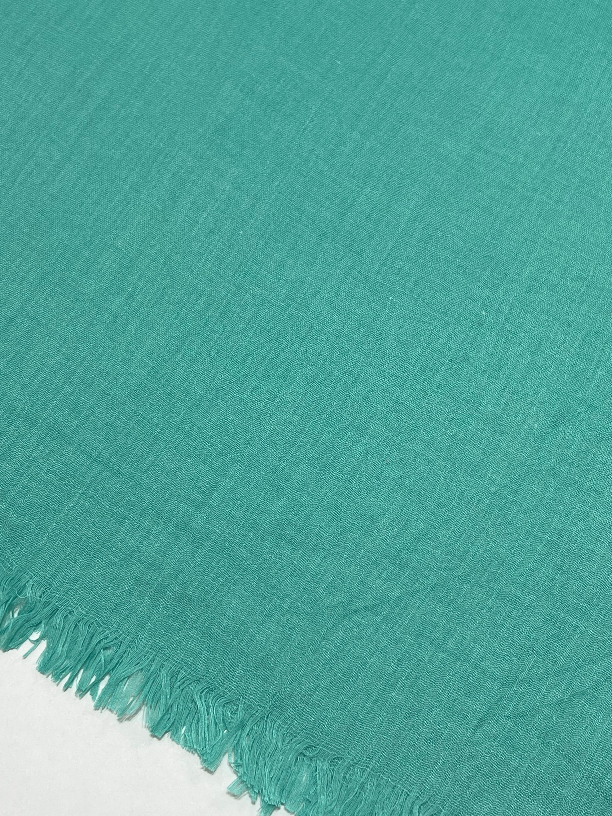 Sciarpa In Viscosa E Modal Verderame, Viscose And Modal Scarf Verdigris