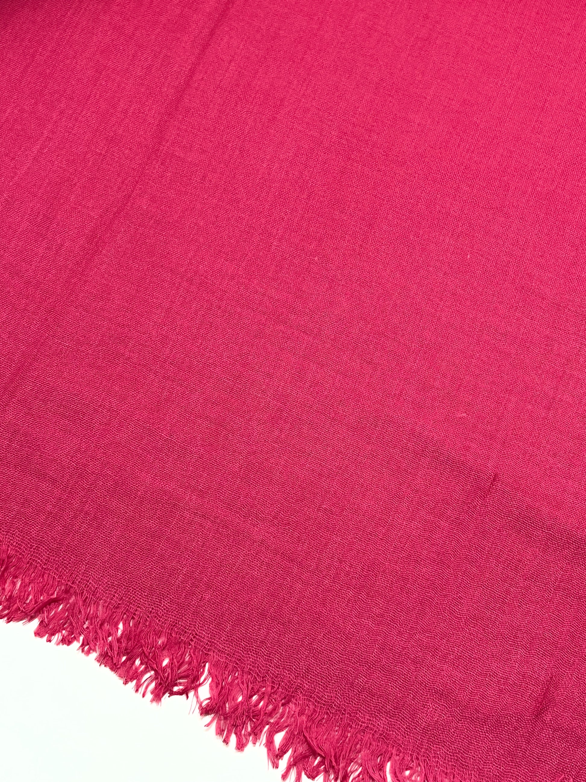 Sciarpa In Viscosa E Modal Magenta, Viscose And Modal Scarf Magenta