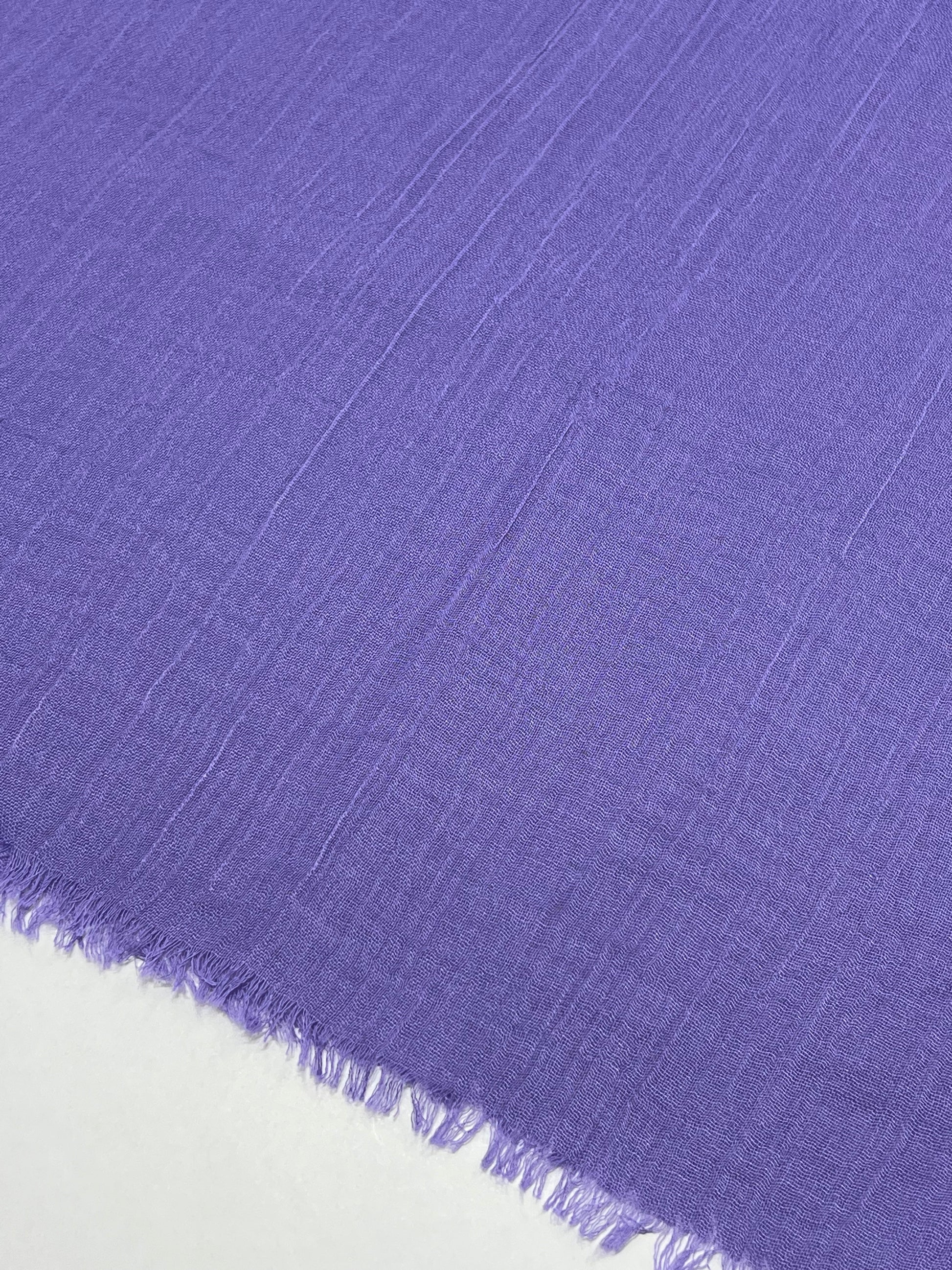Sciarpa In Viscosa E Modal Violetta, Viscose And Modal Scarf Violet