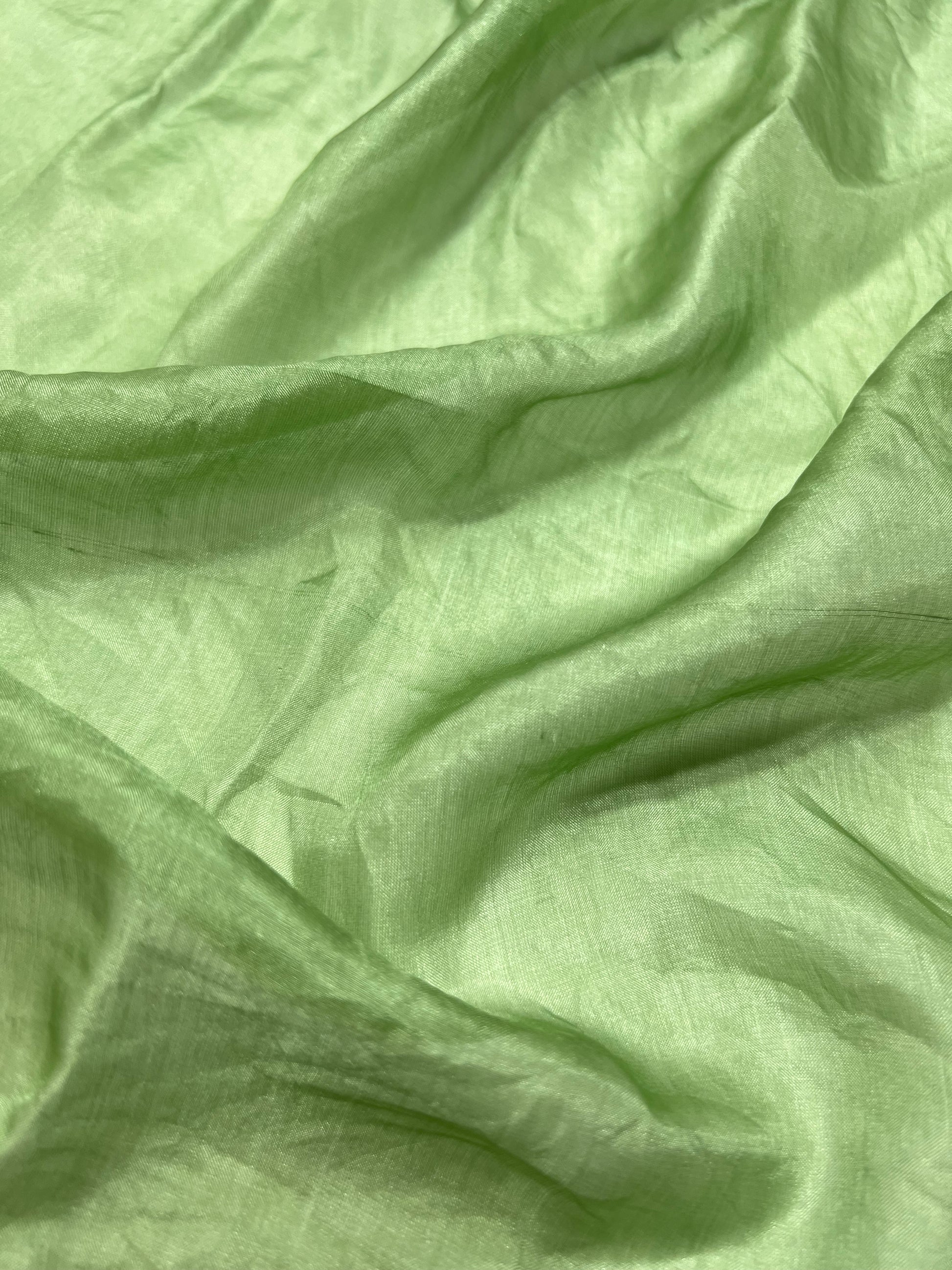 Stola In Pura Seta Kiwi, Pure Silk Stole Kiwi