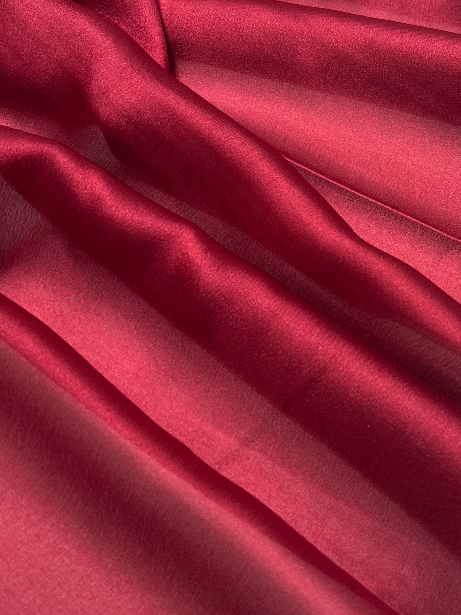 Stola Misto Seta Rosso Scuro, Silk Blend Stole Electric Dark Red