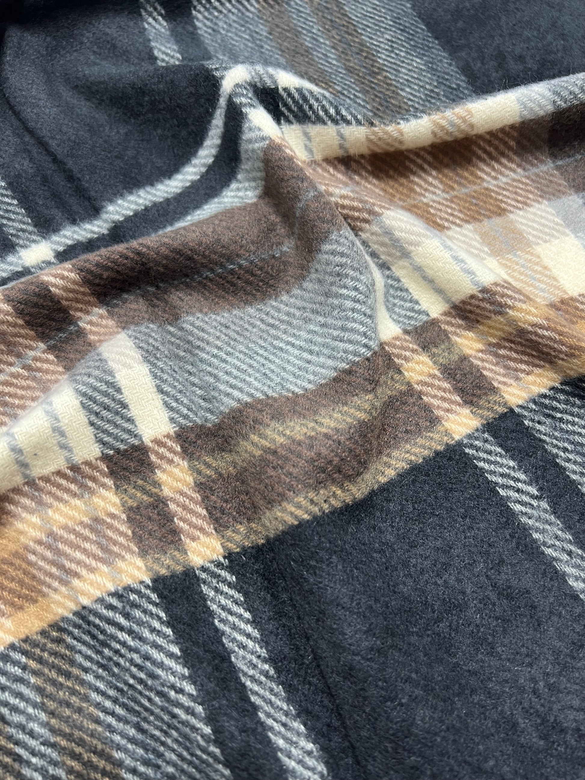 Sciarpa Invernale Tartan Nero