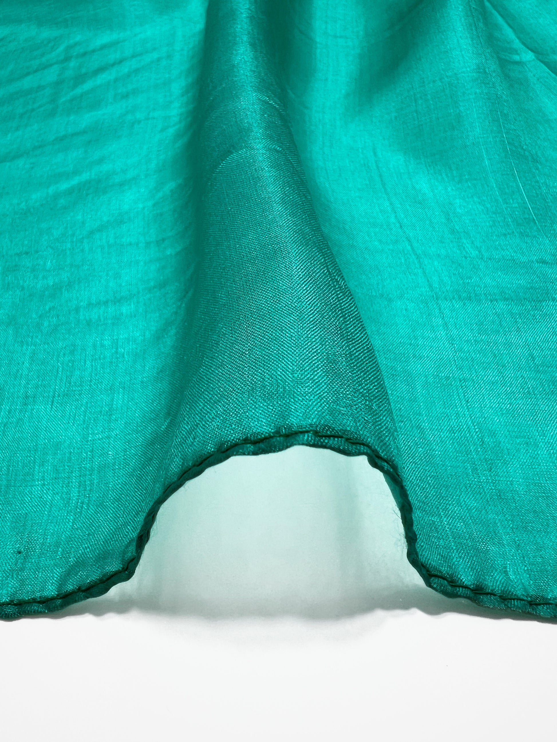 Stola In Pura Seta Verderame, Pure Silk Stole Verdigris
