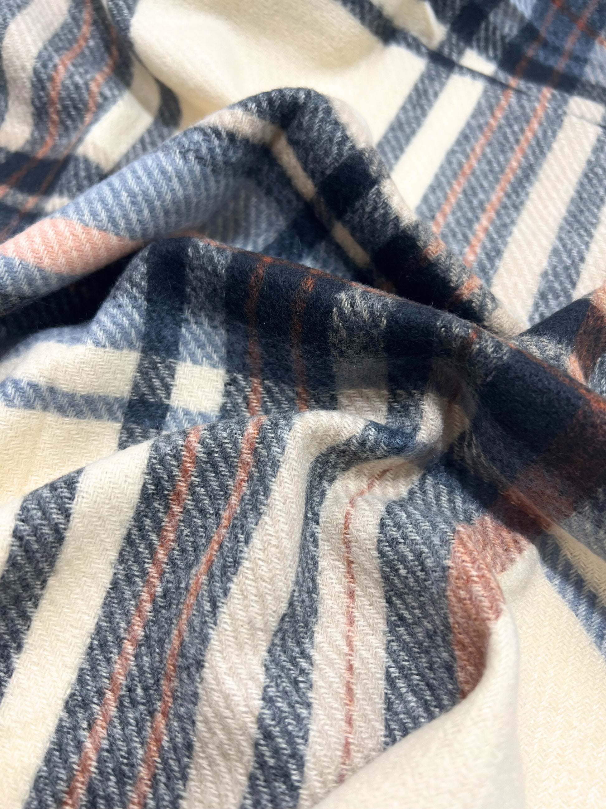 Sciarpa Invernale Tartan Avorio
