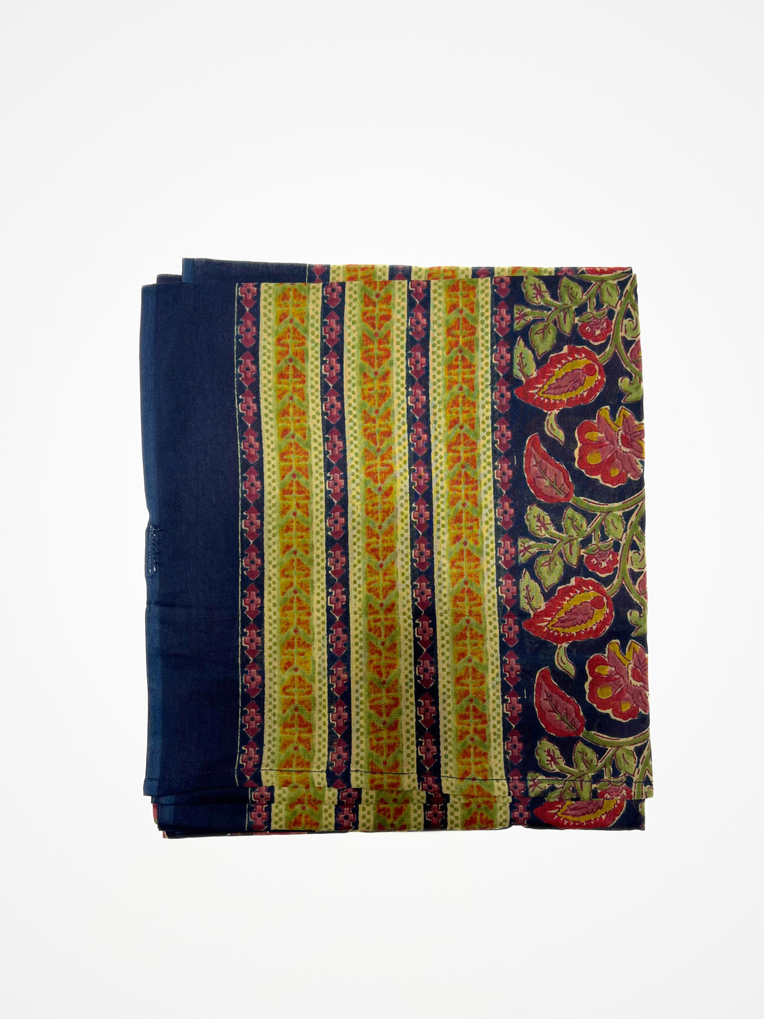 Pareo Cotone Blu, Blue Cotton Beach Coverup