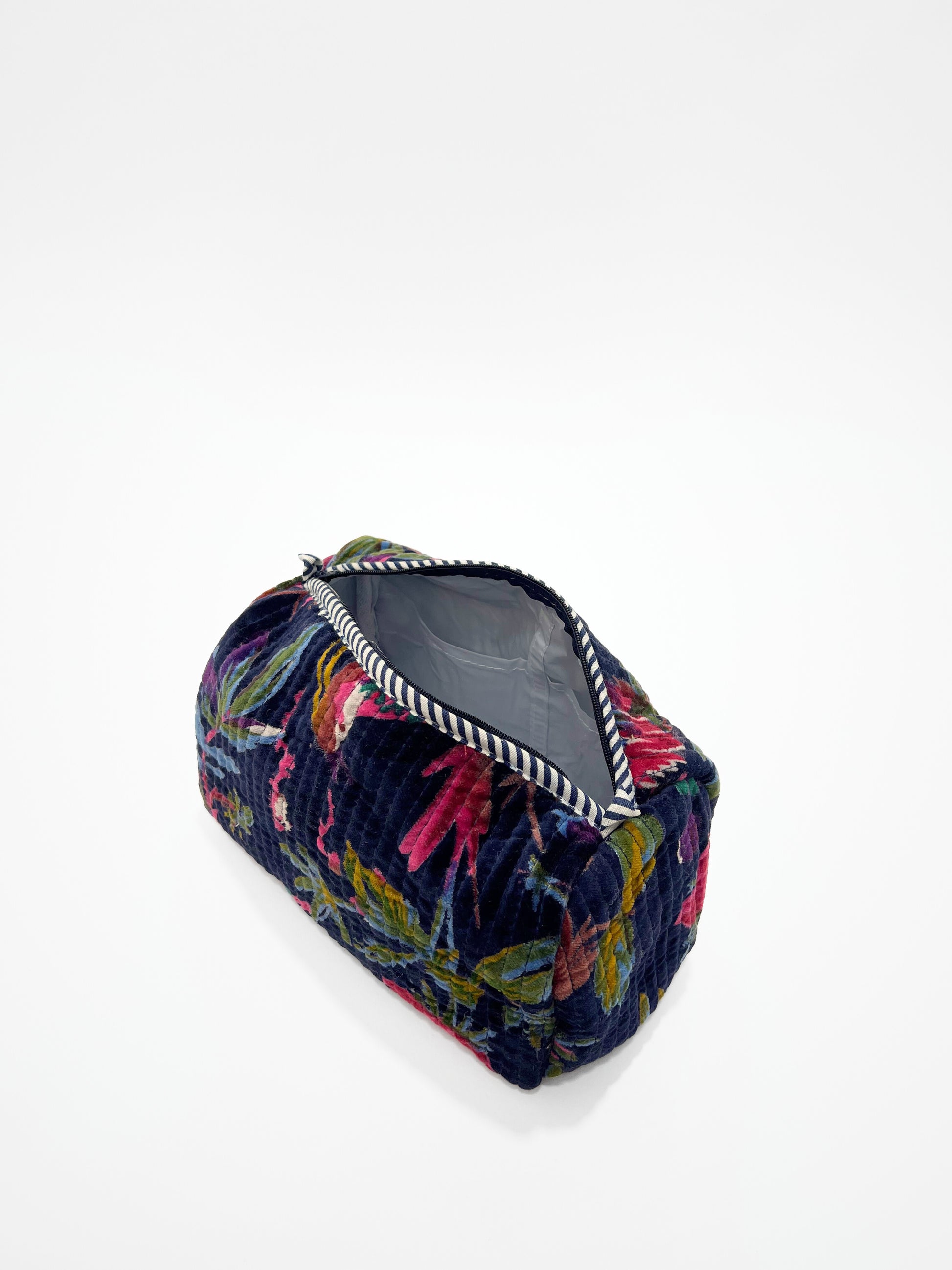 Beauty Case Velluto Blu, Blue Velvet Beauty Case