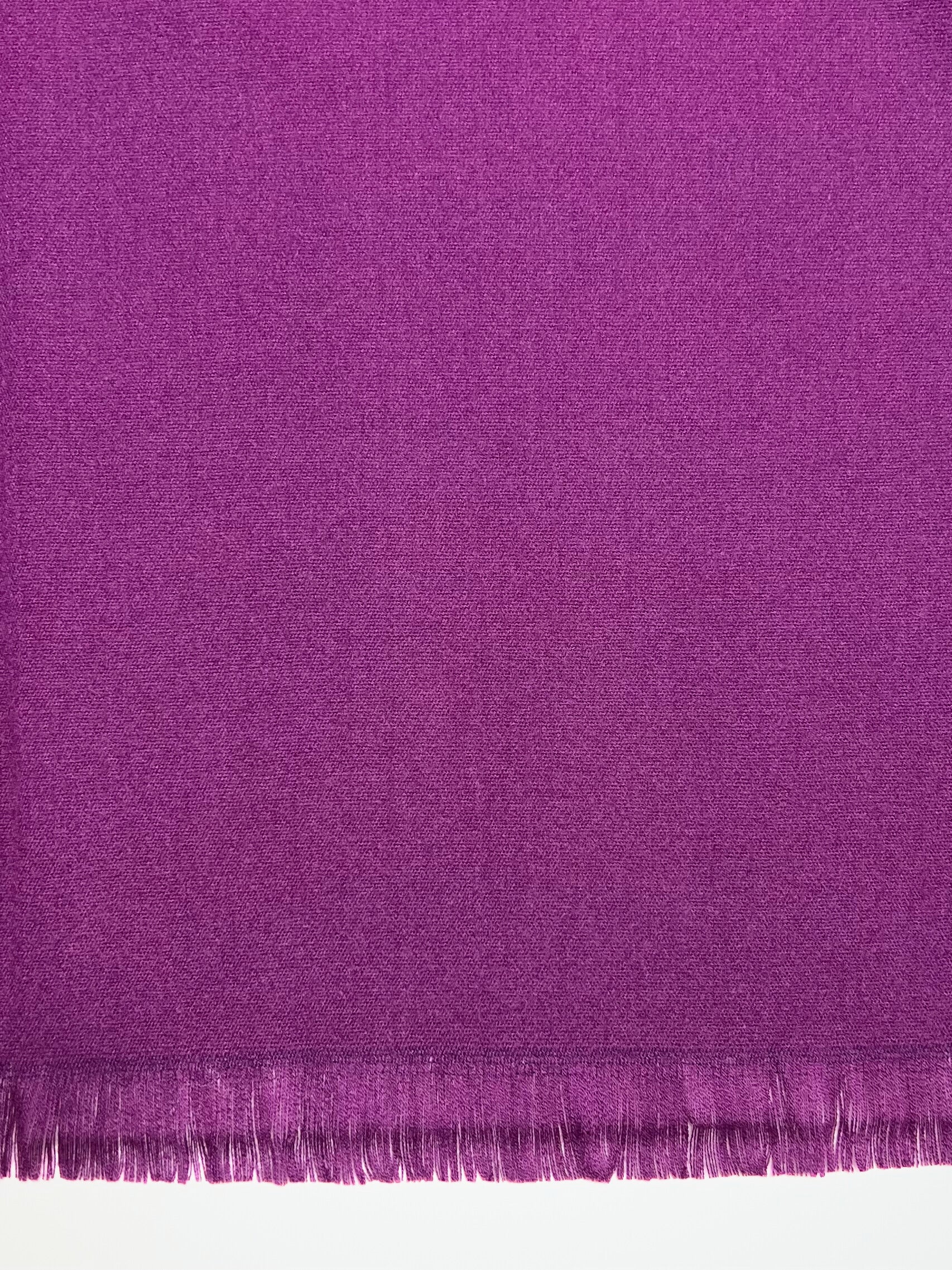 Sciarpa In Misto Cashmere E Lana Porpora