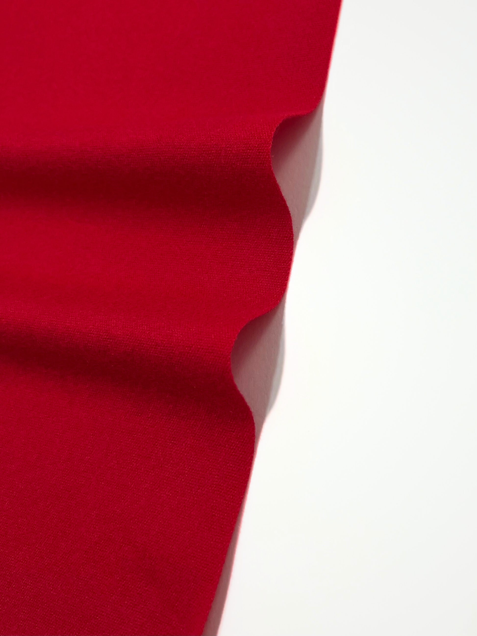 Sciarpa In Misto Cashmere E Lana Rosso