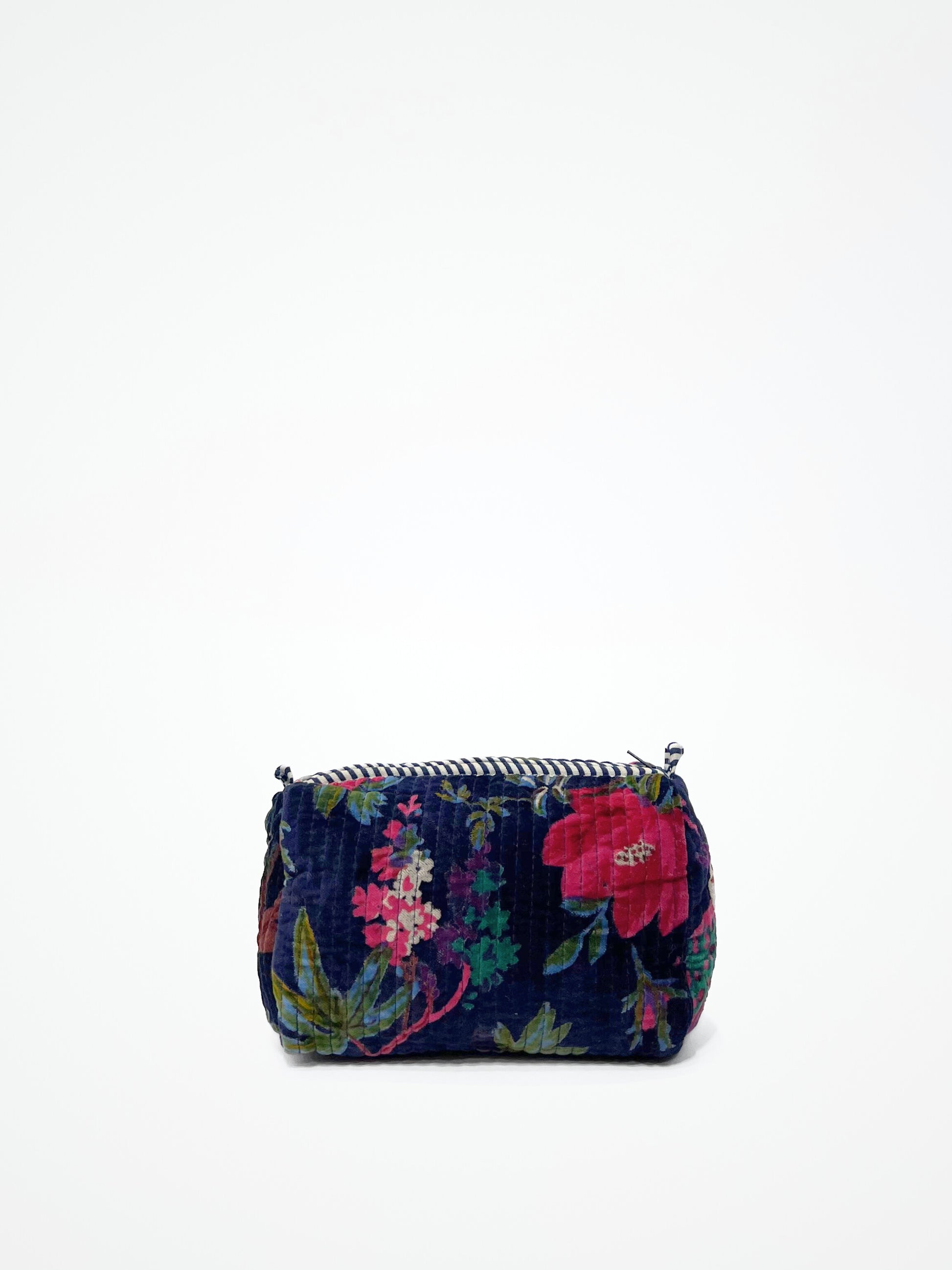 Beauty Case Velluto Blu, Blue Velvet Beauty Case