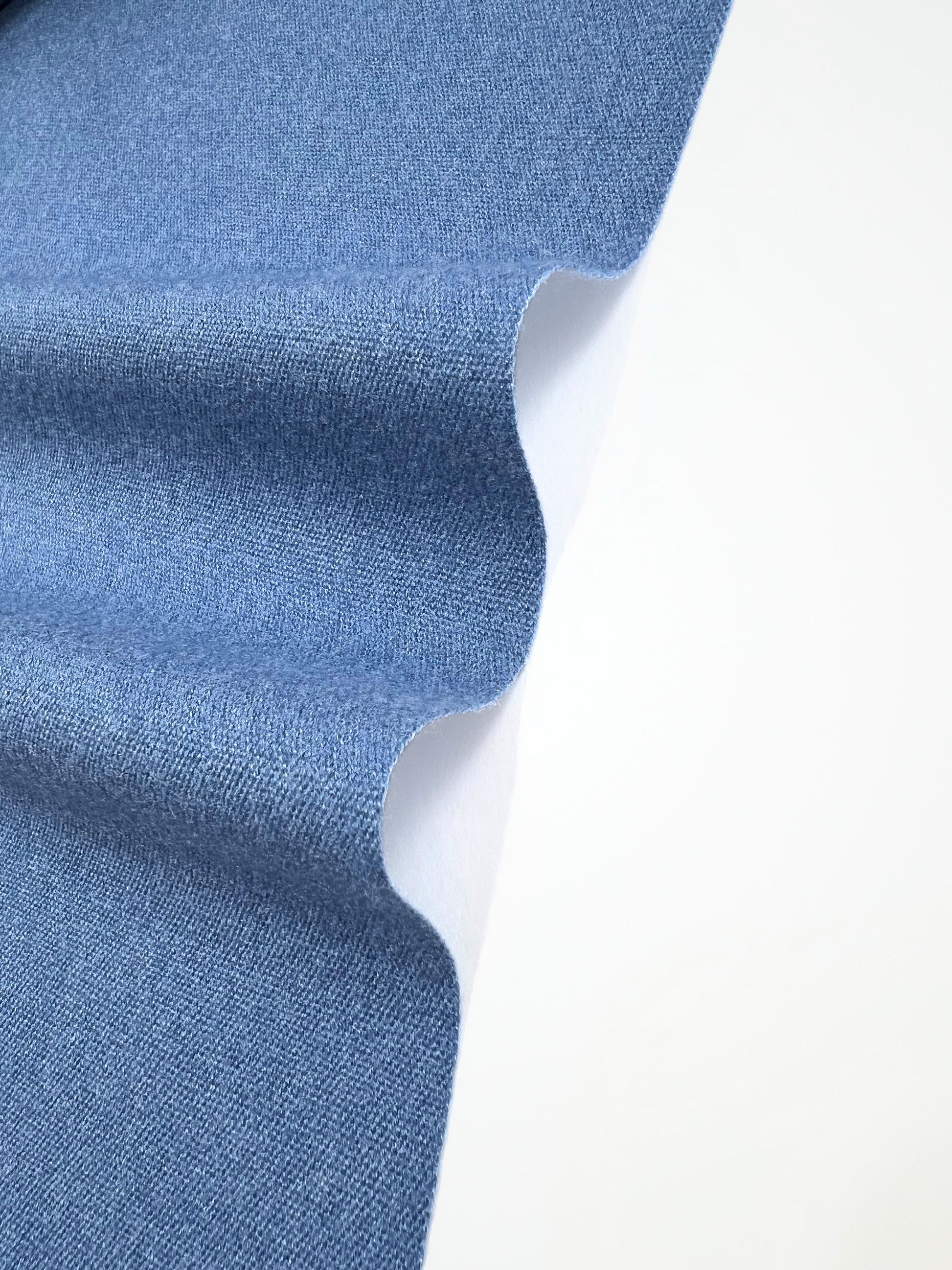 Sciarpa In Misto Cashmere E Lana Color Blu Cielo