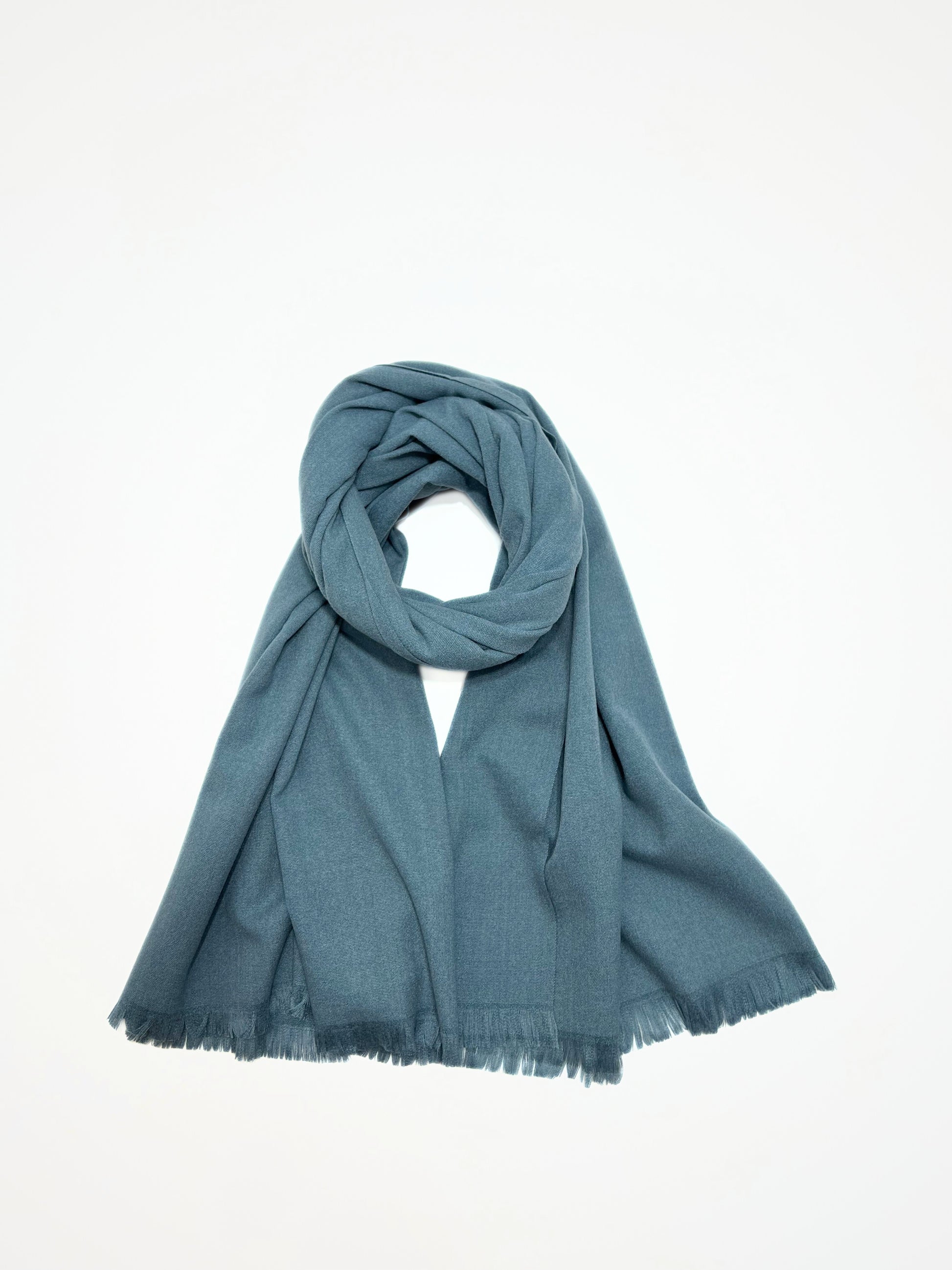 Sciarpa In Misto Cashmere E Lana Color Carta Zucchero