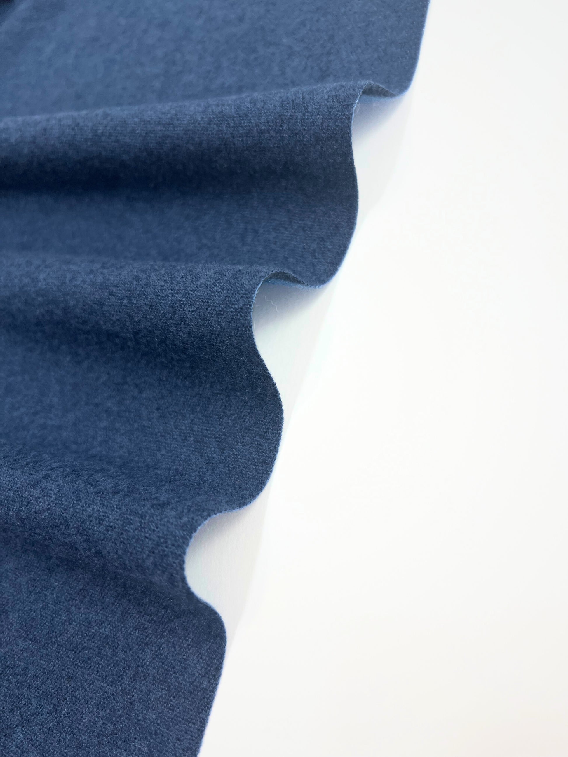Sciarpa In Misto Cashmere E Lana Color Blu