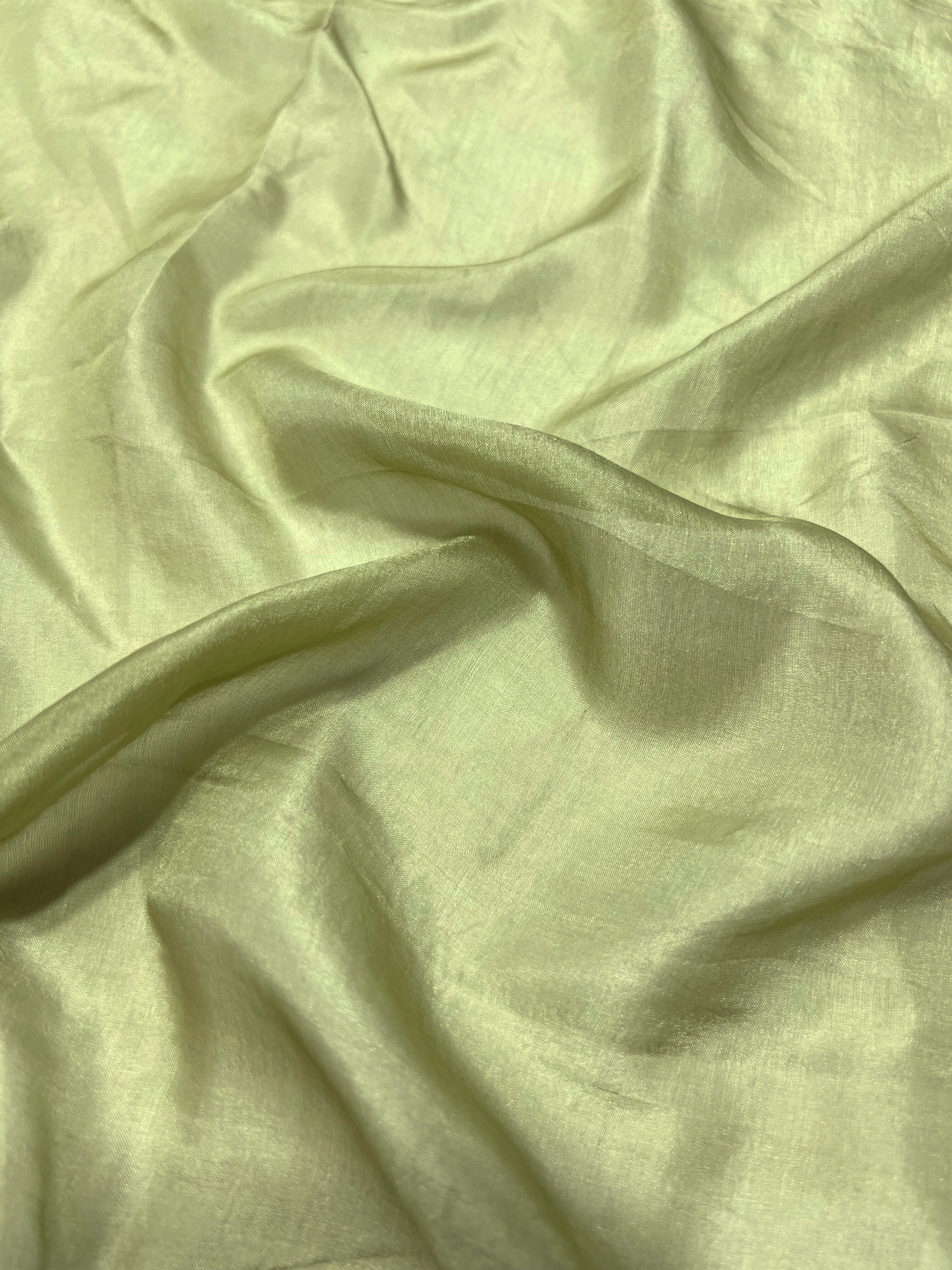 Stola In Pura Seta Pistacchio, Pure Silk Stole Pistachio