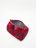 Beauty Case Velluto Magenta, Magenta Velvet Beauty Case