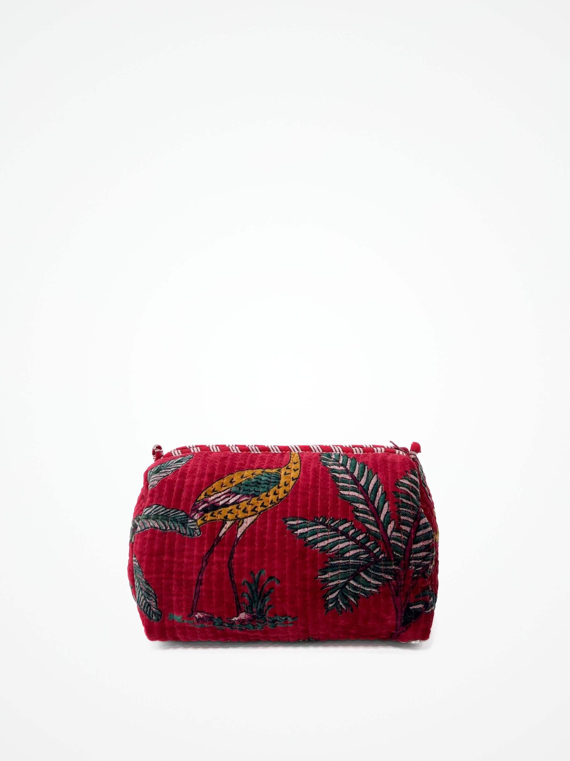 Beauty Case Velluto Ciliegia, Velvet Cherry Red Beauty Case