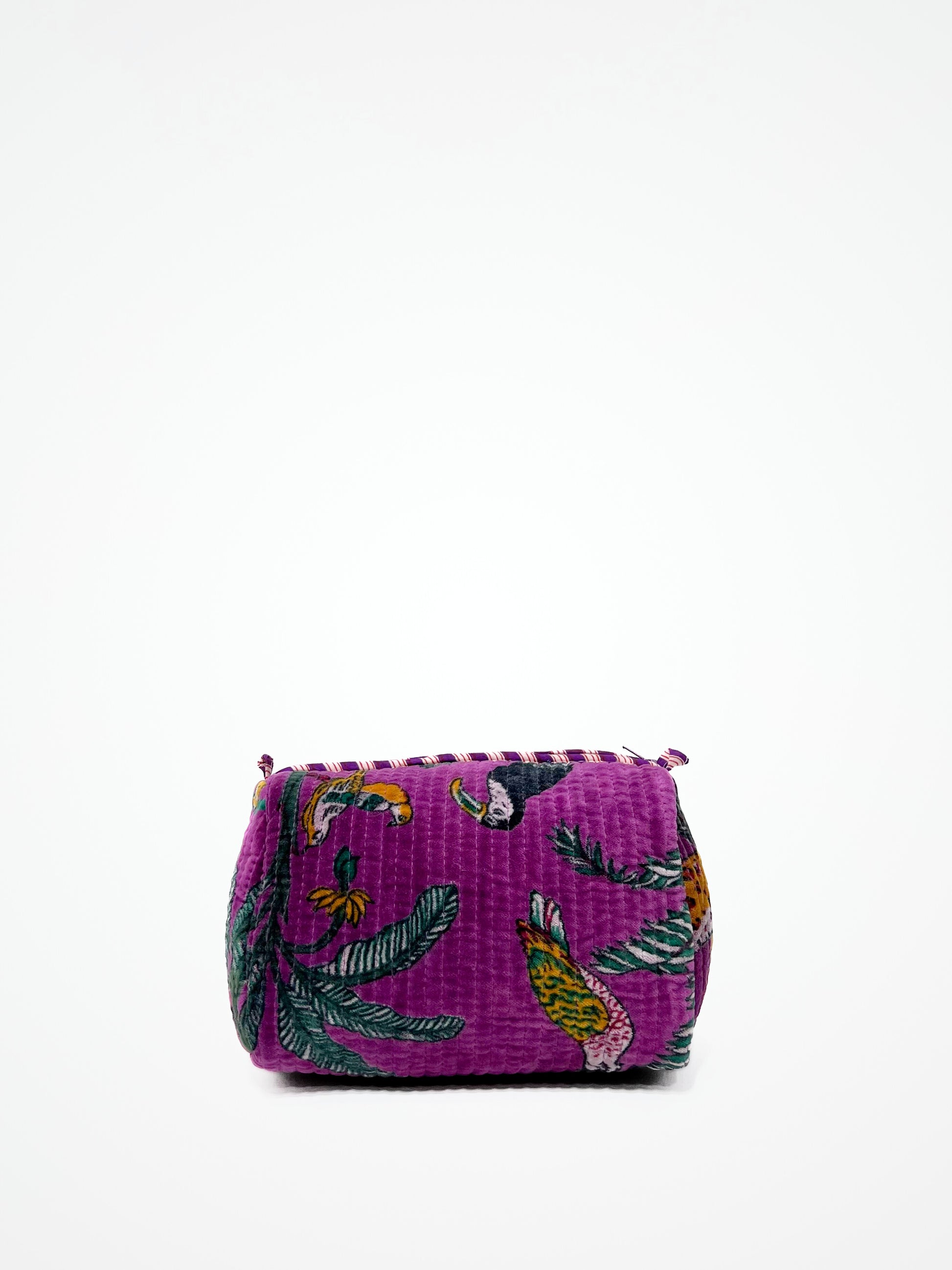 Beauty Case Velluto Violetta, Velvet Violet Beauty Case