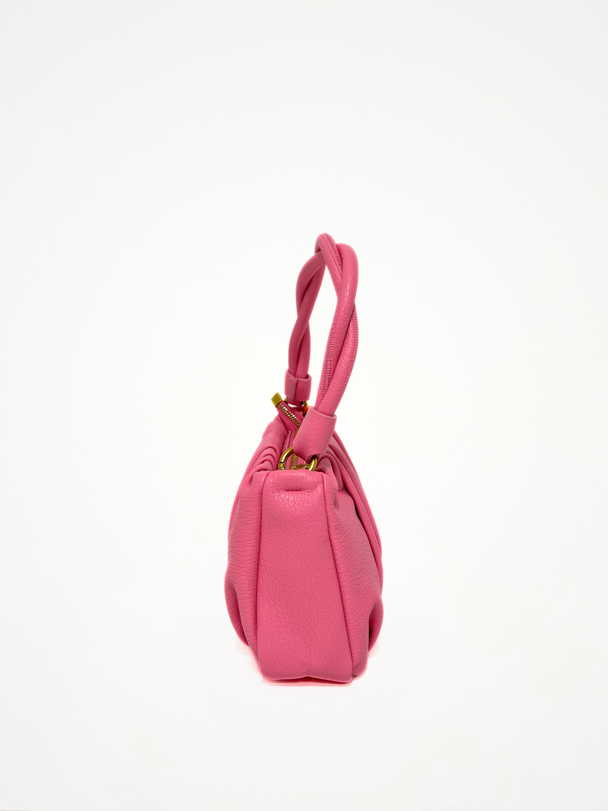 Borsa arricciata, rosa