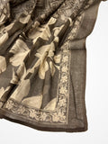Pareo Cotone Marrone, Cotton Beach Coverup Brown