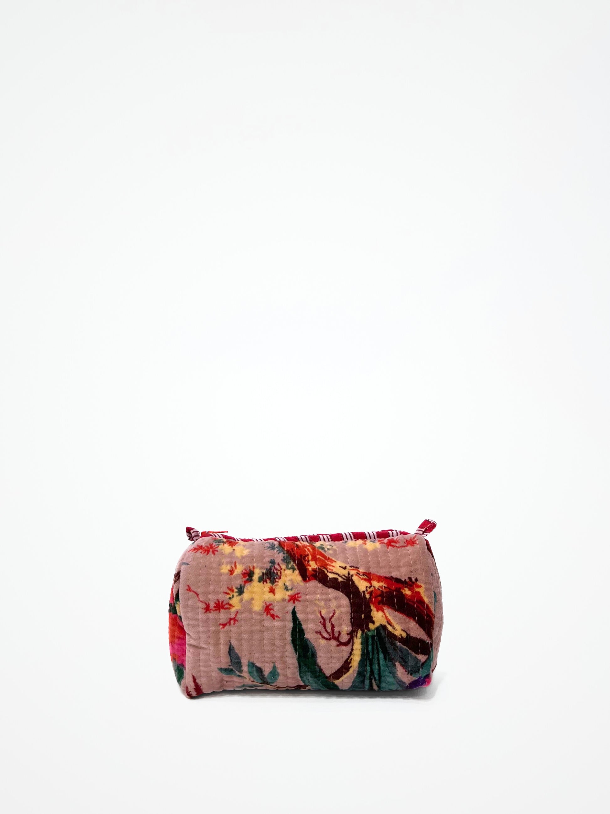 Beauty Case Velluto Rosa, Velvet Pink Beauty Case