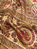 pure silk paisley scarf