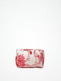 Beauty Case Bianco Rosso, Cotton Beauty Case White Red 