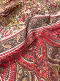 pure silk paisley scarf