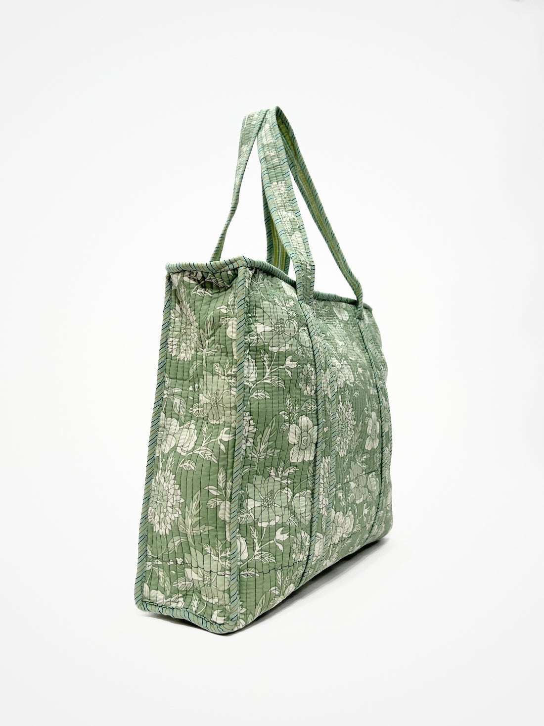 Printed cotton tote bag